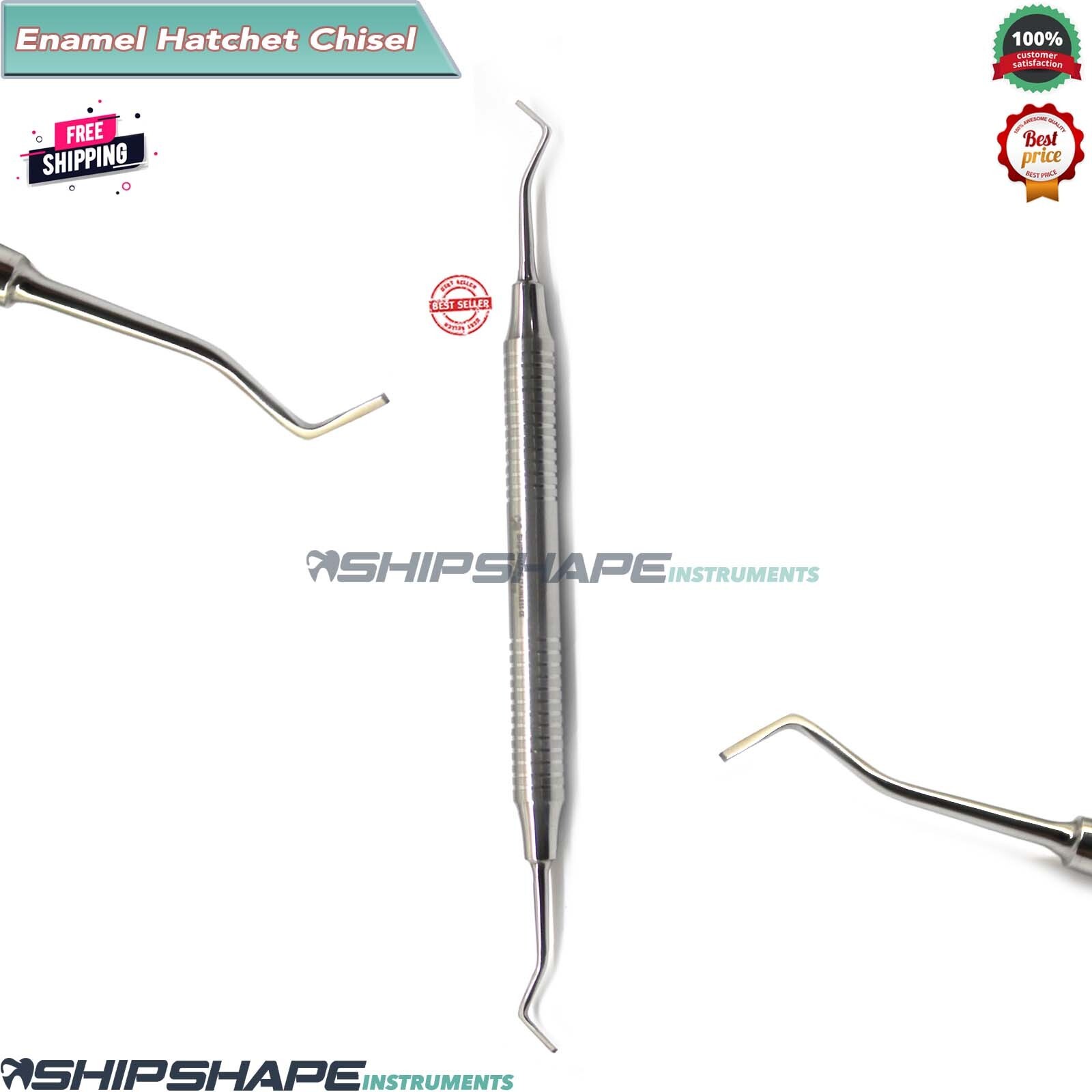 15/16 Dental Enamel Chisel Surgical Hatchet Perio Cutting Instrument 1mm/1.2mm
