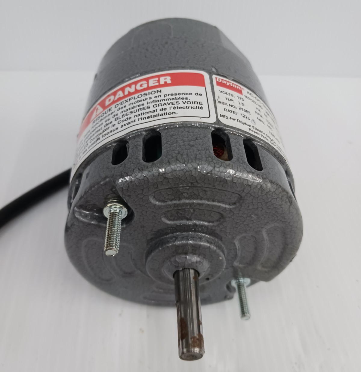Dayton 2M139B Tooling Appliance Motor 115V 1/5 HP 10000 Rpm