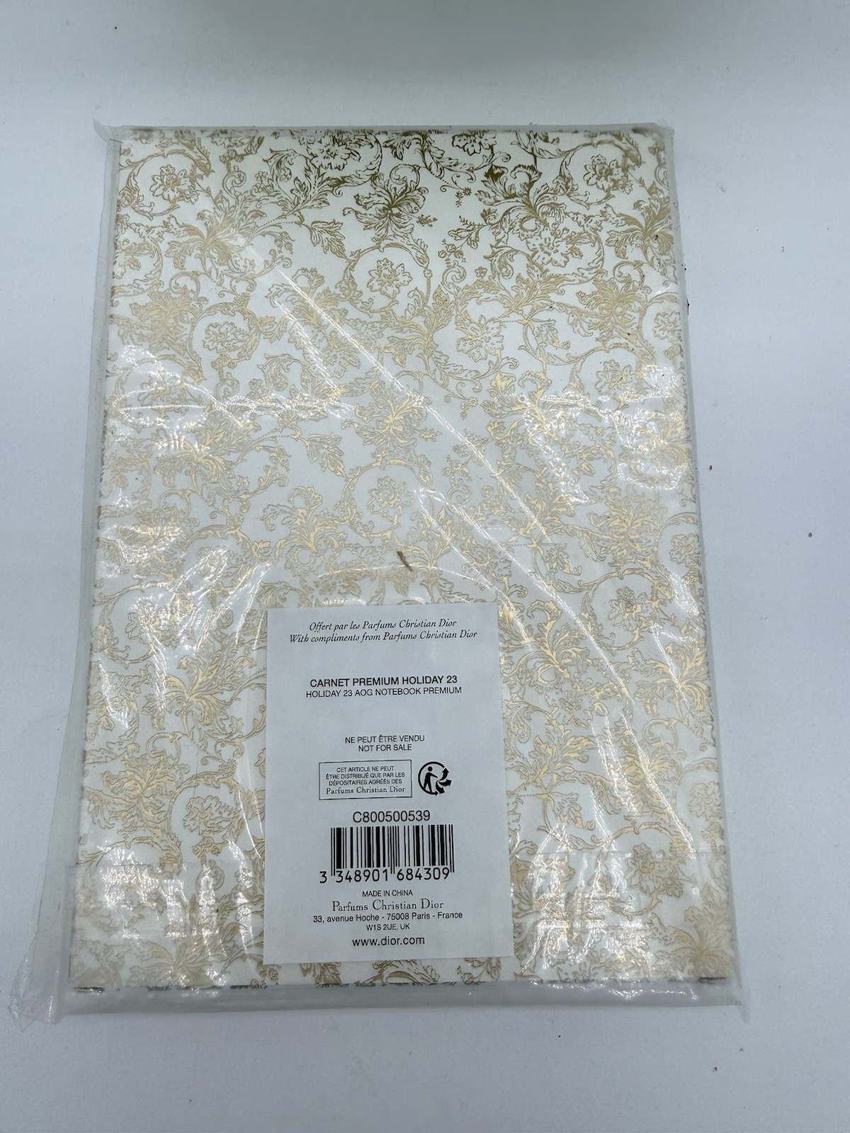 Christian Dior Holiday Notebook Premium 2023 Journal