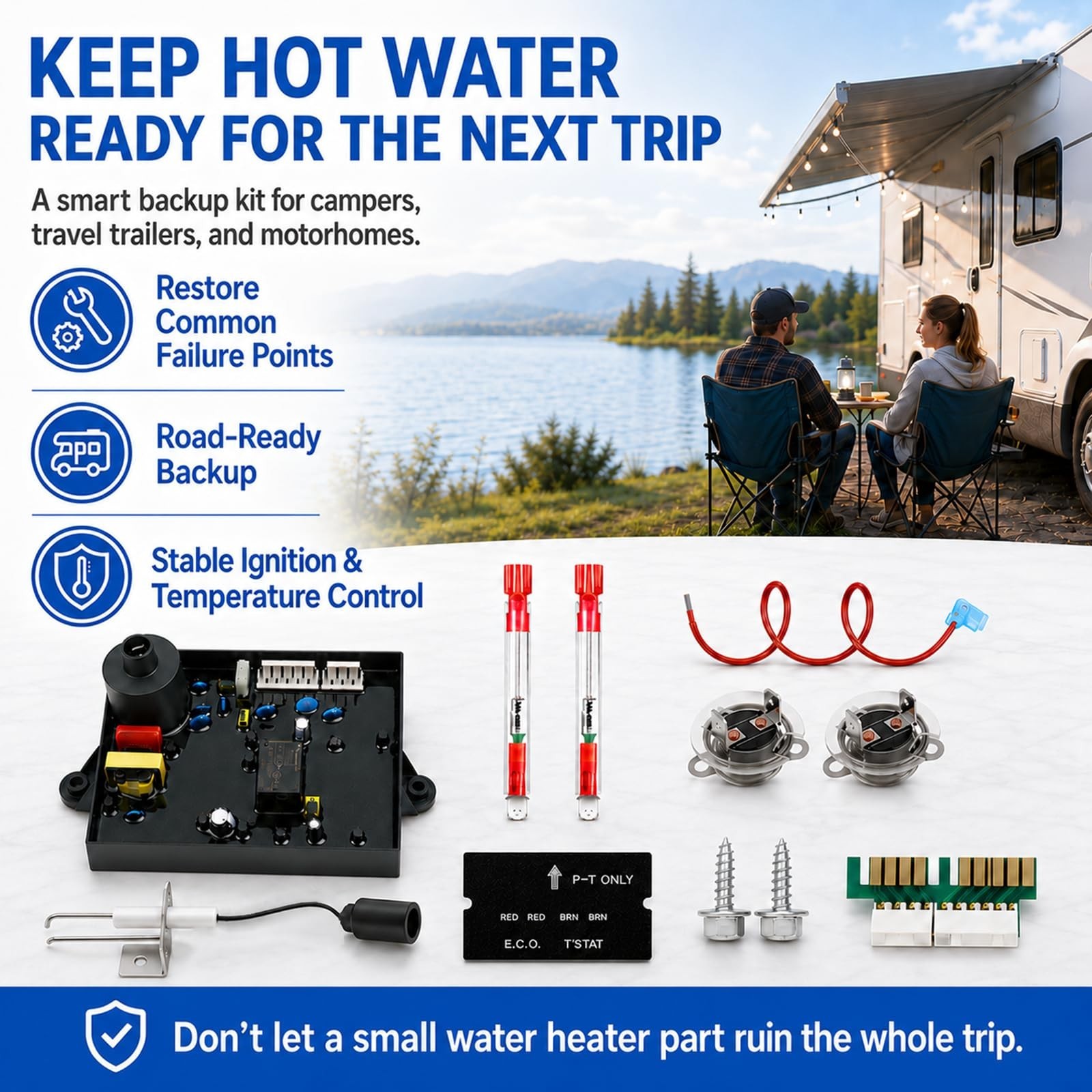 3 in 1 Value RV Water Heater Replacement Part Kit for Atwood/Dometic | Includ…