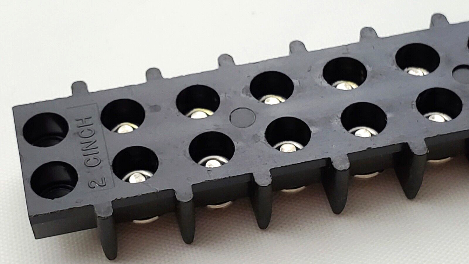 Cinch 14 Position Dual Row Screw Terminal Strip Block Phenolic 5-15/16″ Long