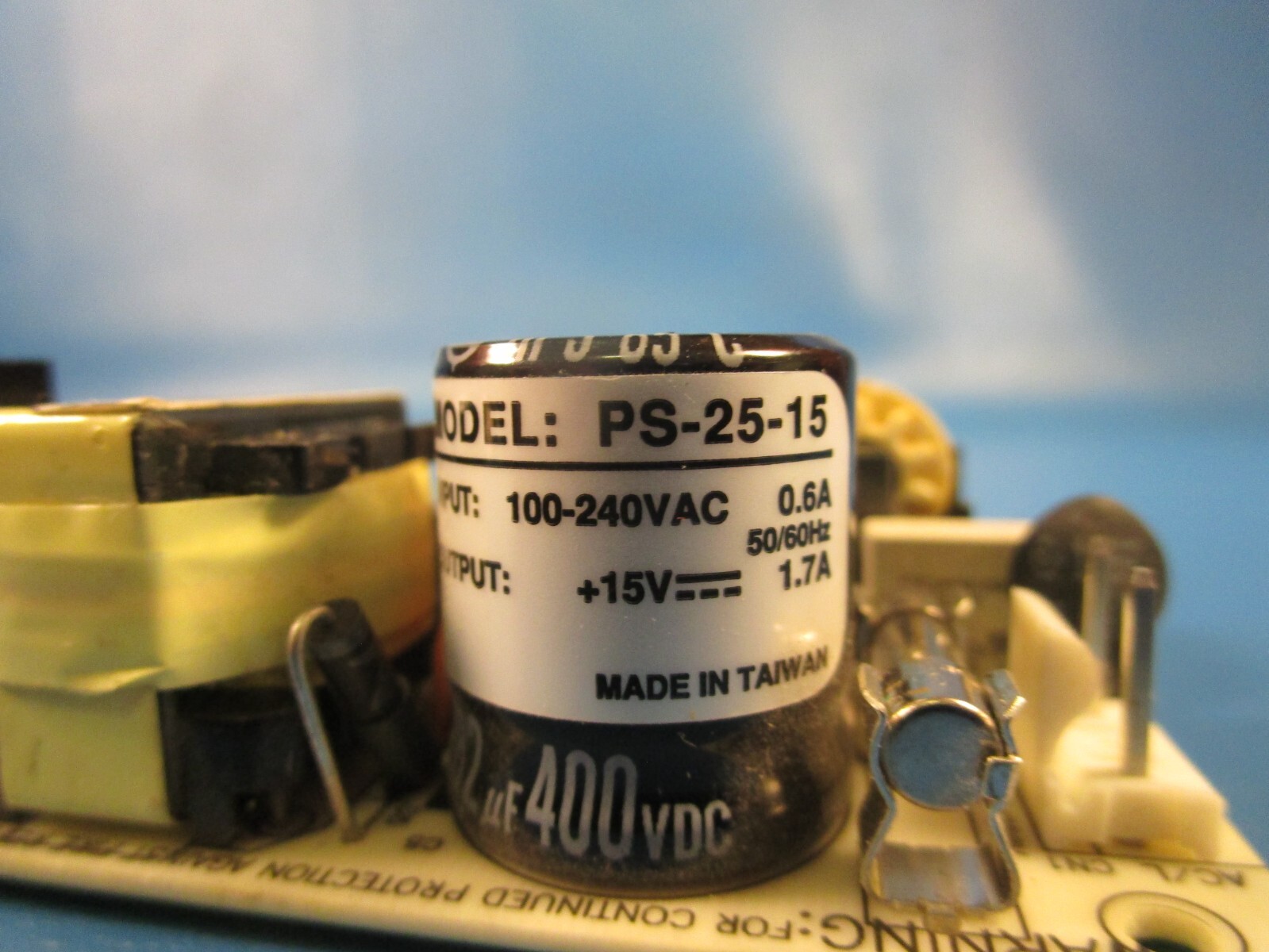 MEAN WELL PS-25-15, Switching Power Supply, 25.5W 15V