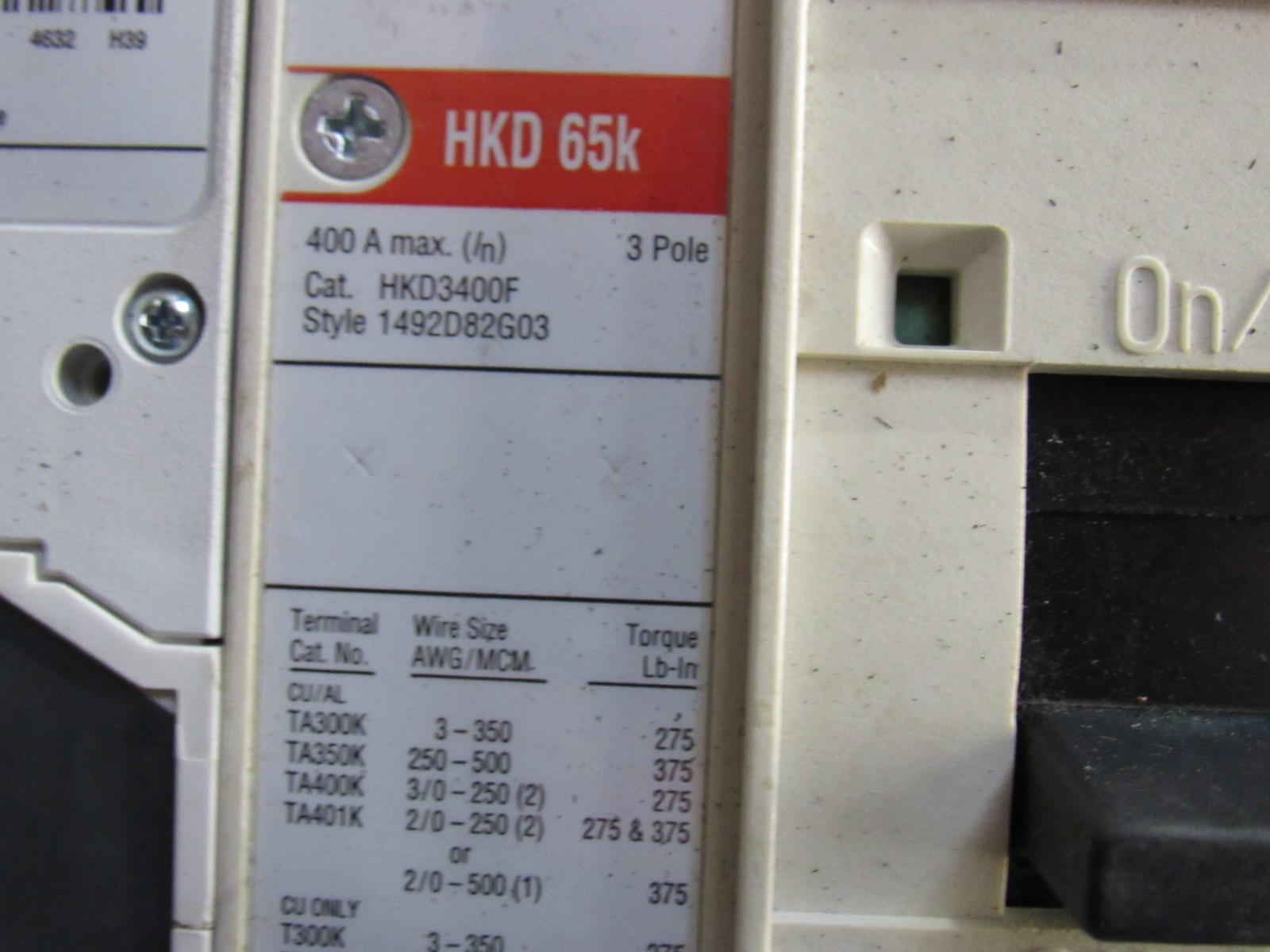 Eaton Pow-R-Line SCS0552159 Switch Gear Board 480/277V 3Ph W/ 2500 A Amp Main