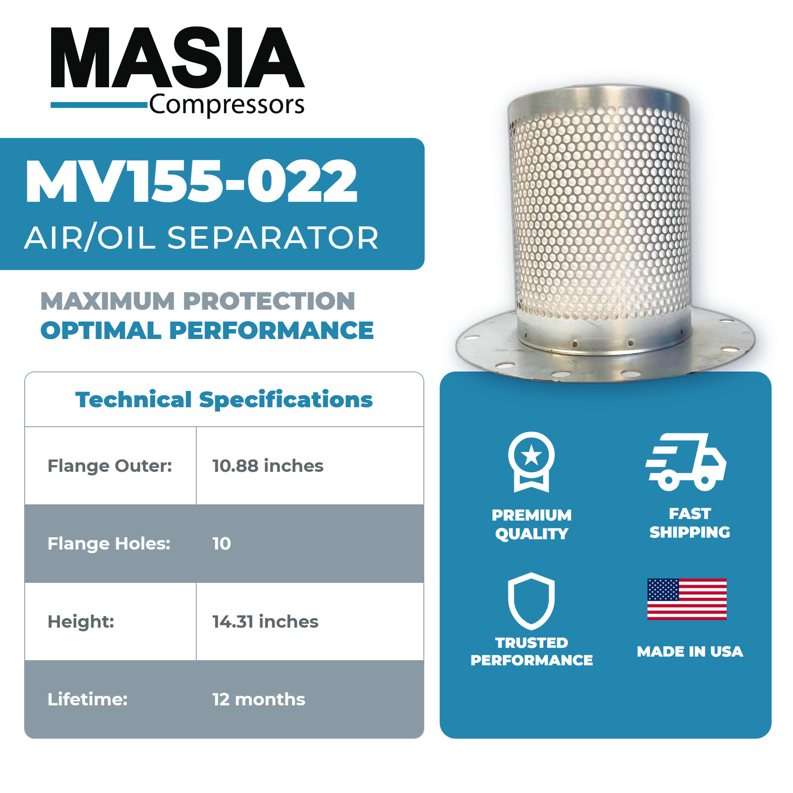 GA-75FF Service Kit (1613-9503-00, 1622-3652-00, 2901-0566-22, 1310-0368-38)