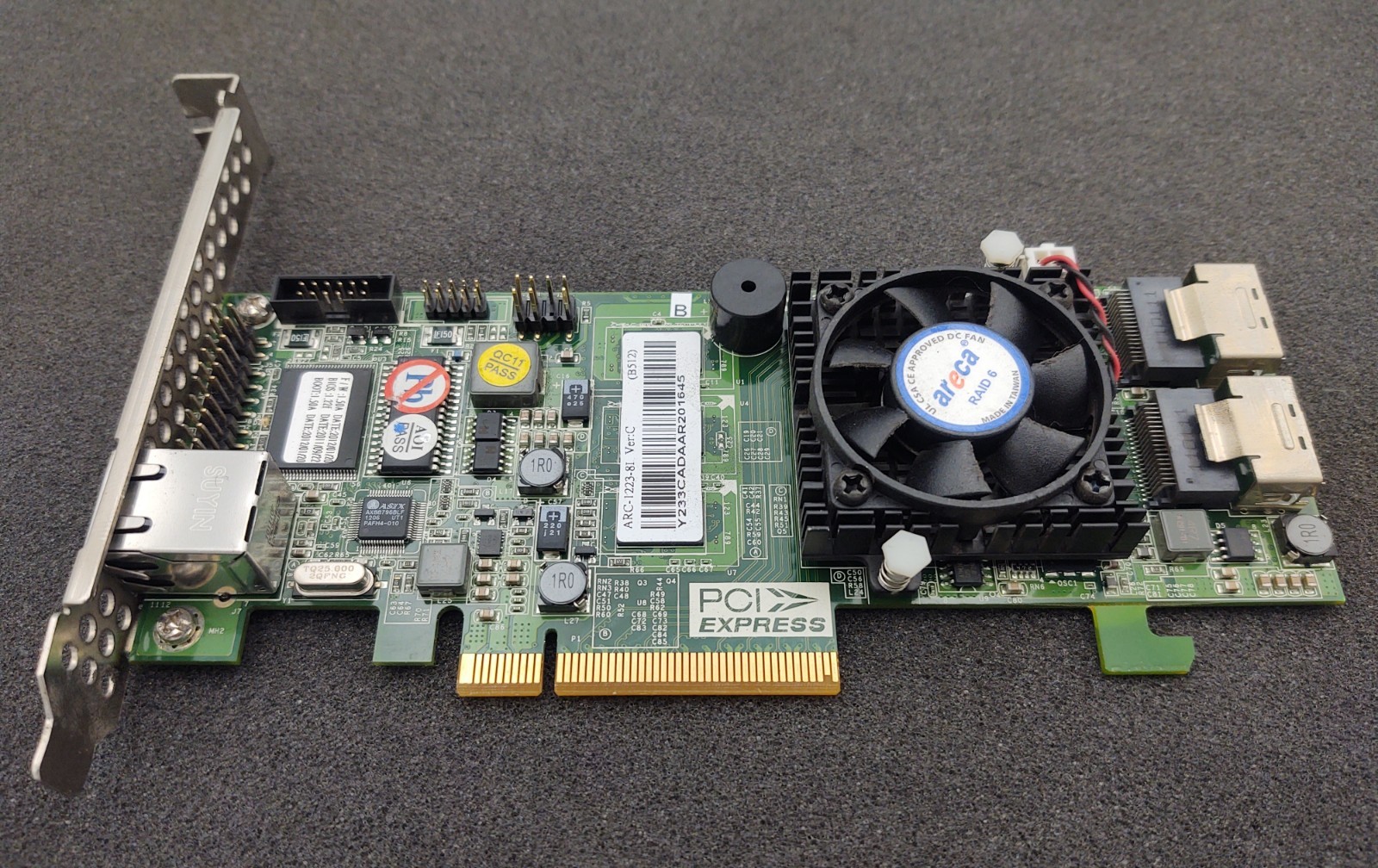 ARECA ARC-1223-8I SAS/ SATA 6Gb/s PCI-e 2.0 x8 RAID Controller – FAST SHIPPING