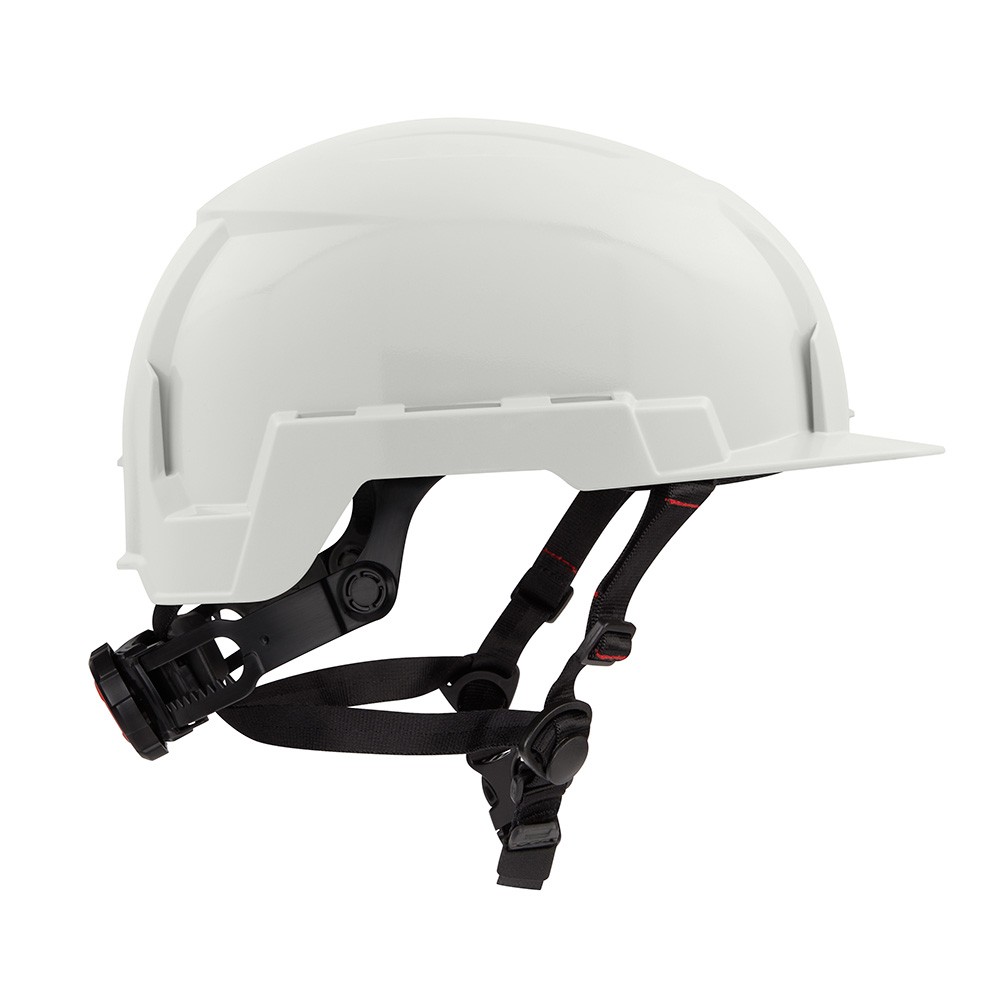 Milwaukee 48-73-1321 White Front Brim Hard Hat Helmet with BOLT™ – Class E