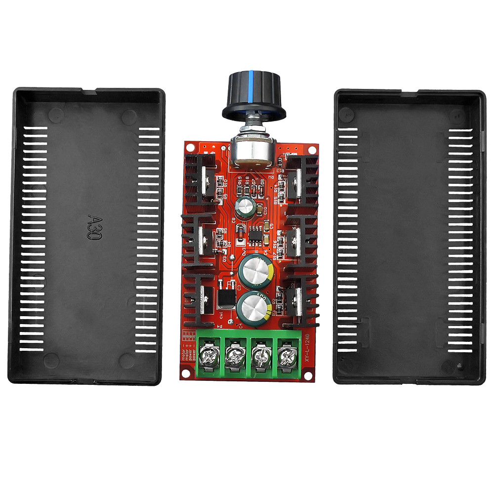 DC 10-50V 40A PWM DC Brush Motor Speed Controller HHO RC 12V 24V 48V 2000W MAX