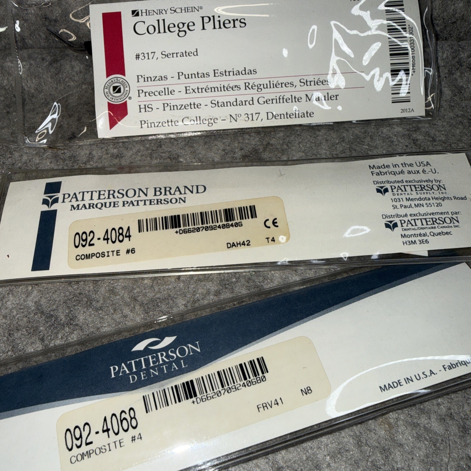 LOT Dental Picks And Pliers Hygiene Instruments Dentistry Tools