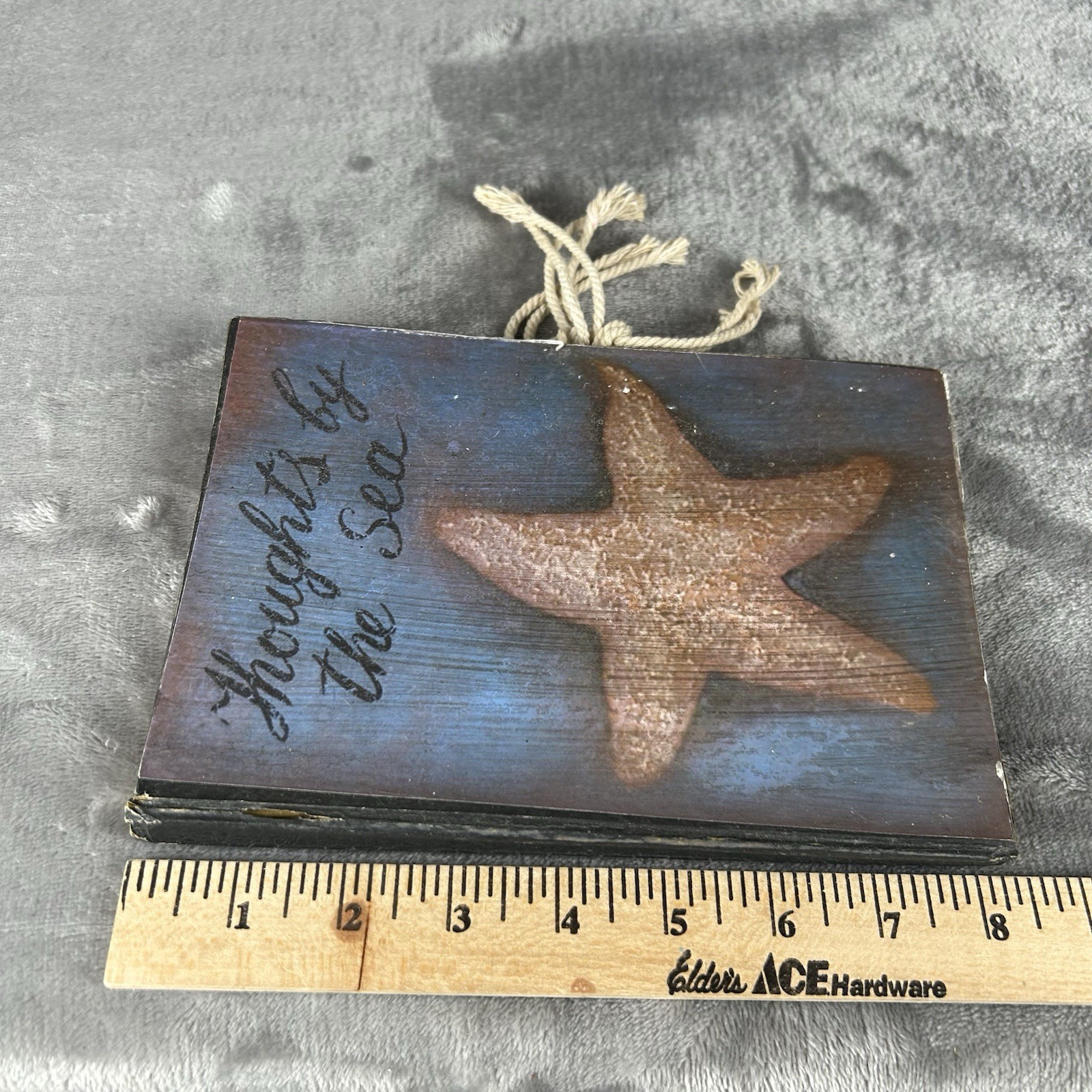 Handmade Journal Rustic Style “Thoughts By The Sea” Decortive Blank Book Beach