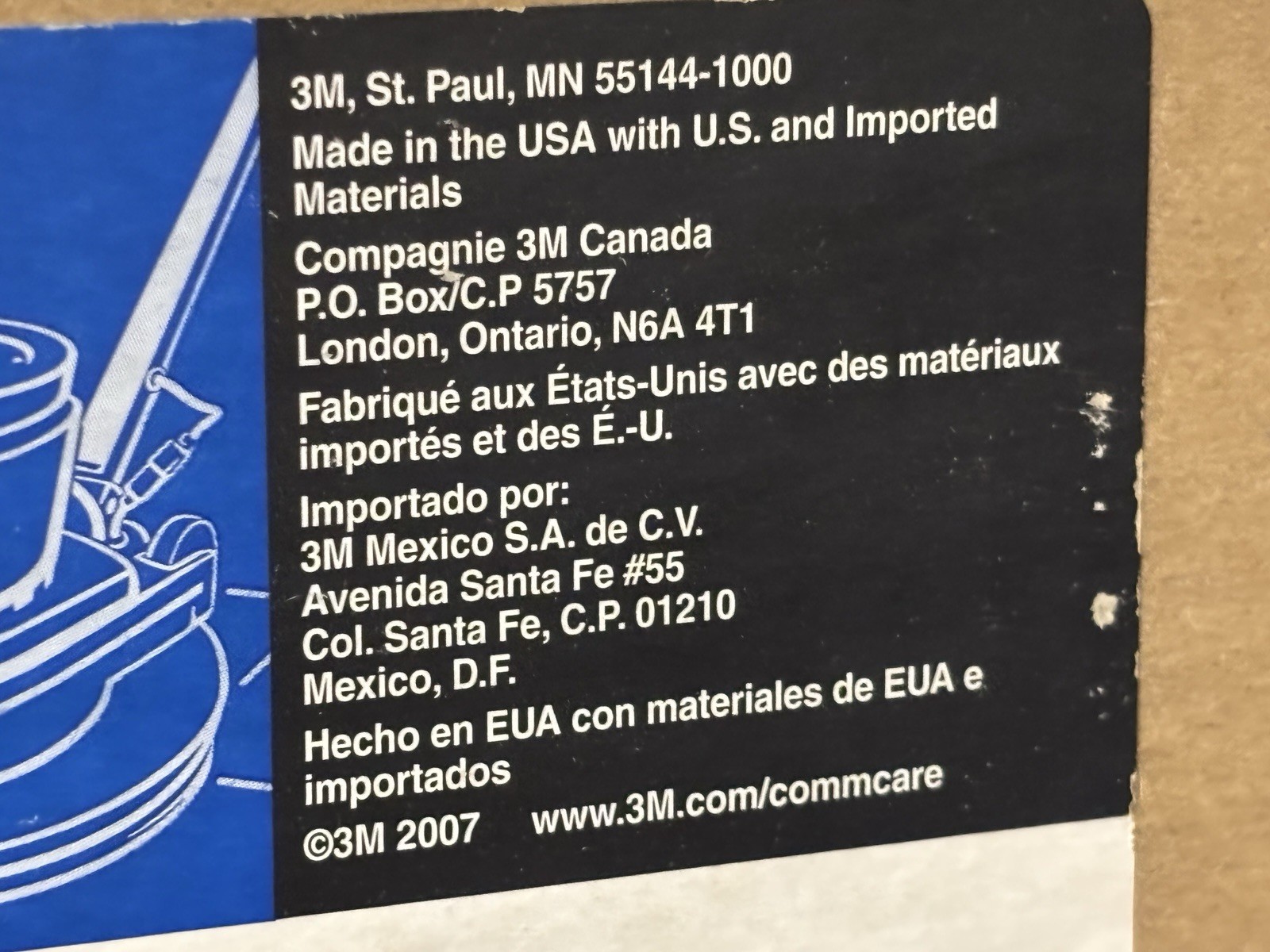3M Blue Cleaner Pad 5300 28 in x 14 in Case of 10