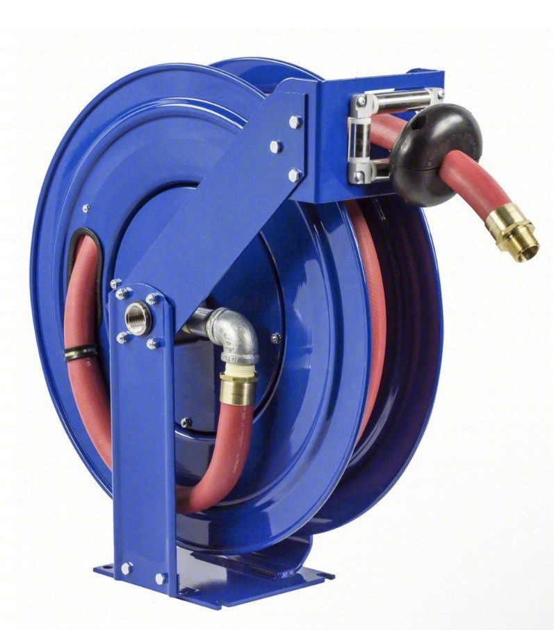 Coxreels TSHF-N-635 Retractable Fuel Delivery Hose Reel, 1″ x 35′ Hose, 300 PSI