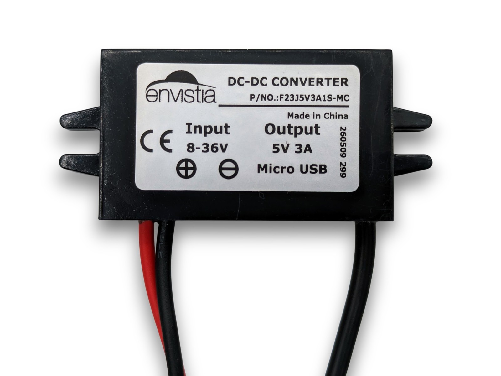 12V (8-23V) In To 5V Out DC-DC Converter Module 3A 15W with Micro USB Output