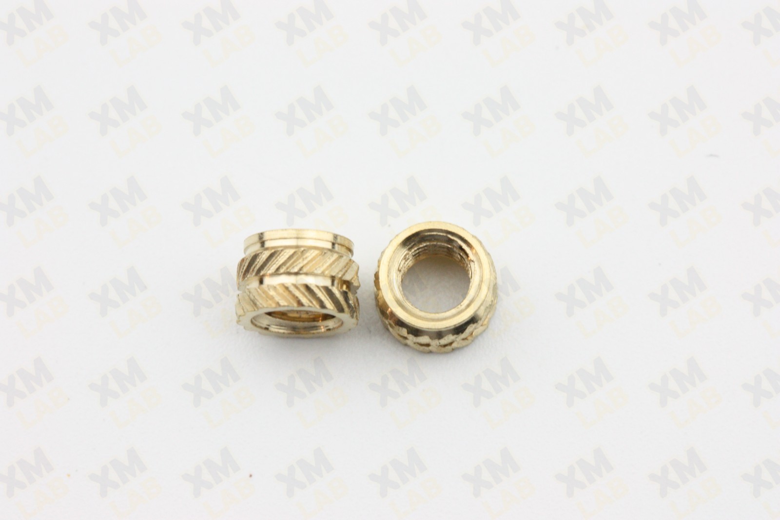 20 Pcs M4 x 4mm Knurled Brass Threaded Heat Set Inserts 3D Printing