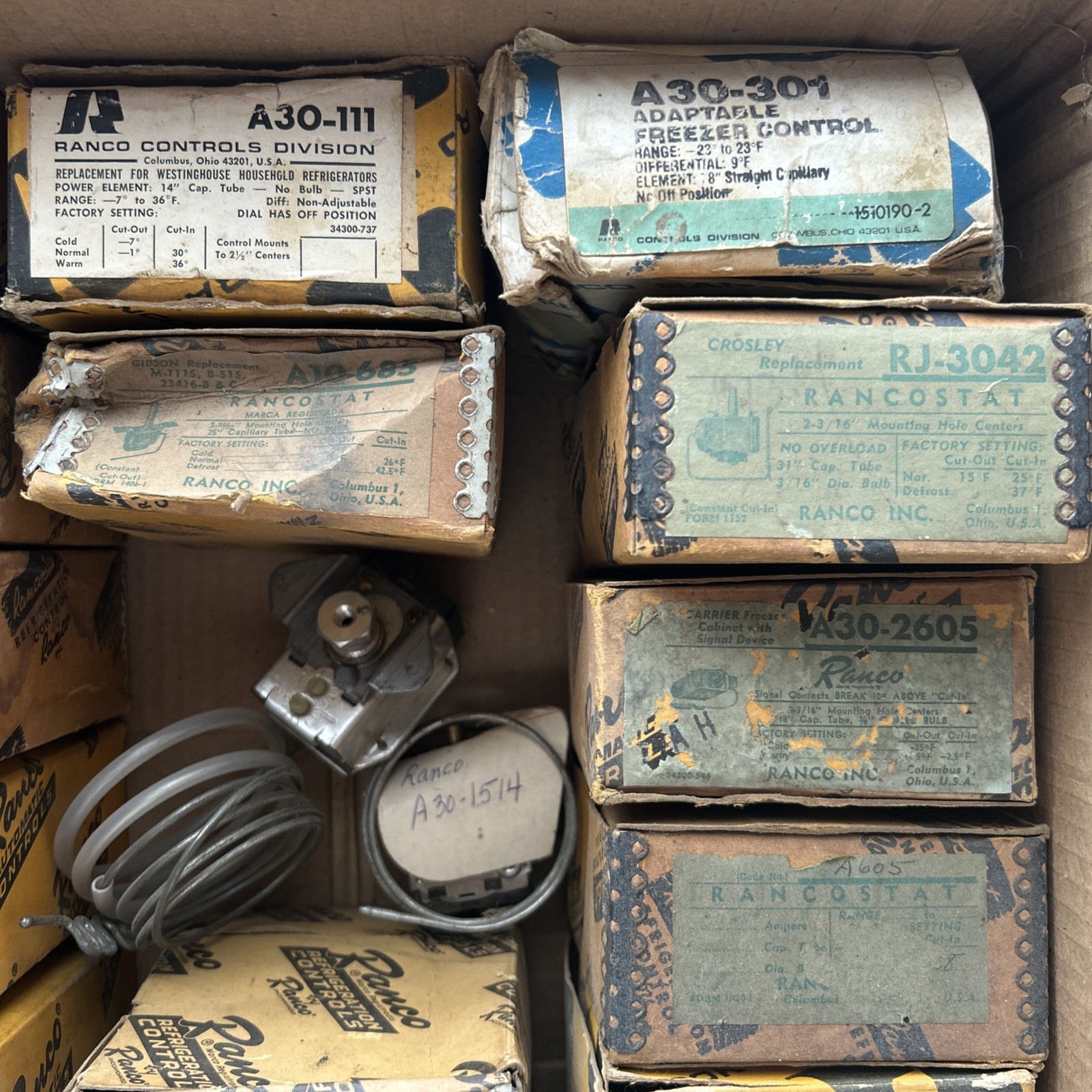 RANCO Thermostat Variety Pick The One You Want Will Sell All For A Reasonable P