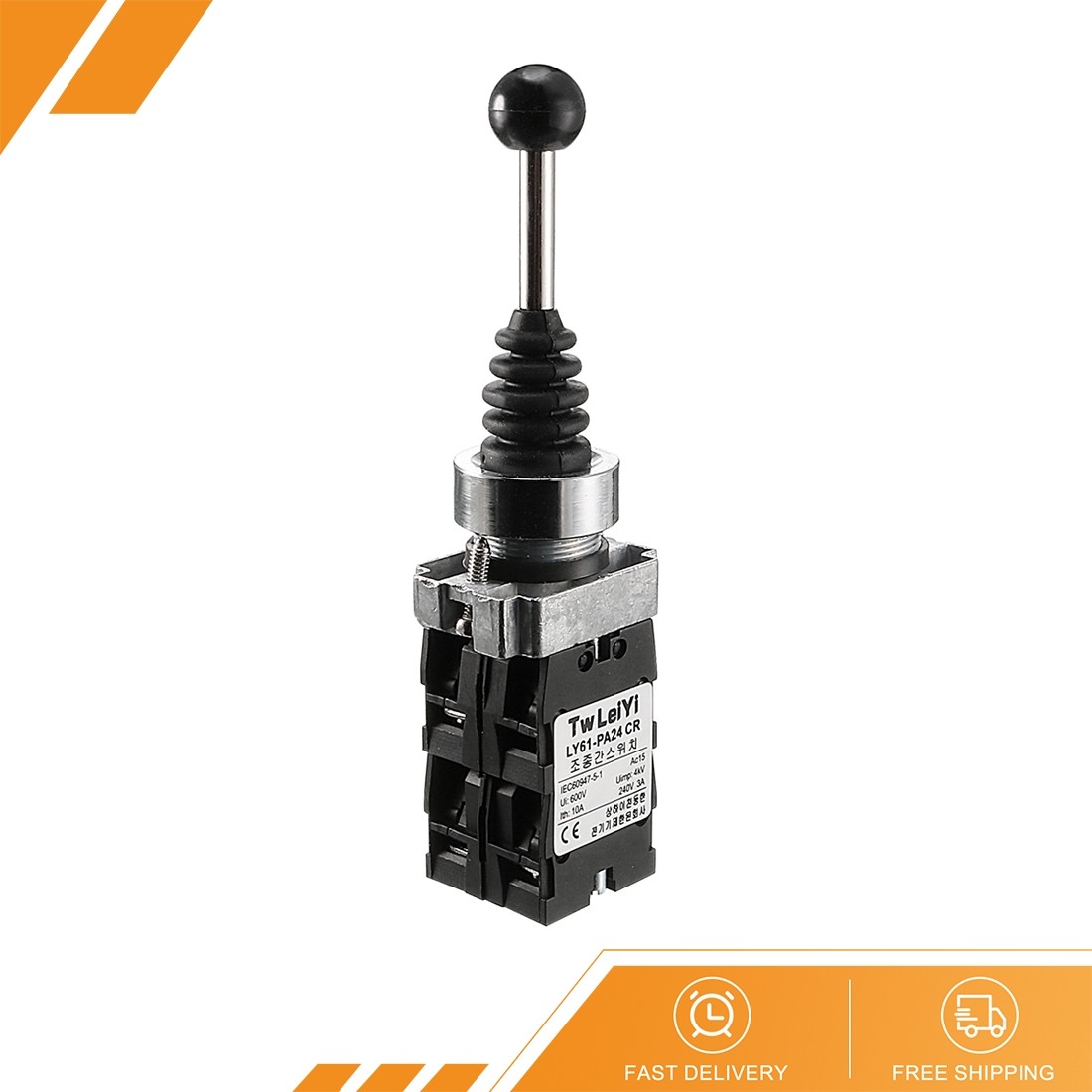 Joystick Switch Controllers 4 Position 4NO Momentary Type 240V/600V 3A/10A