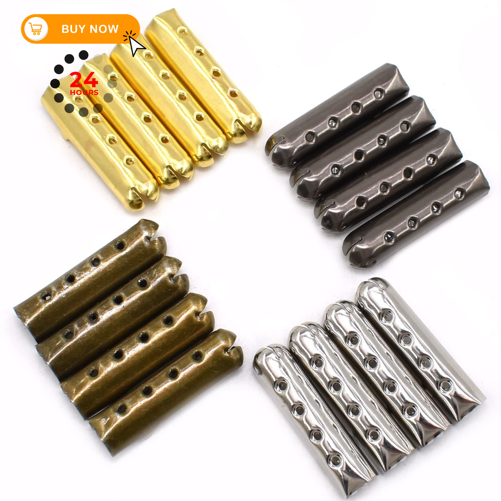 HDST-HOME 23mm 4 x 23 mm/ 0.16 x 0.9 inch, Golden, Silver, Gun-black, Bronze