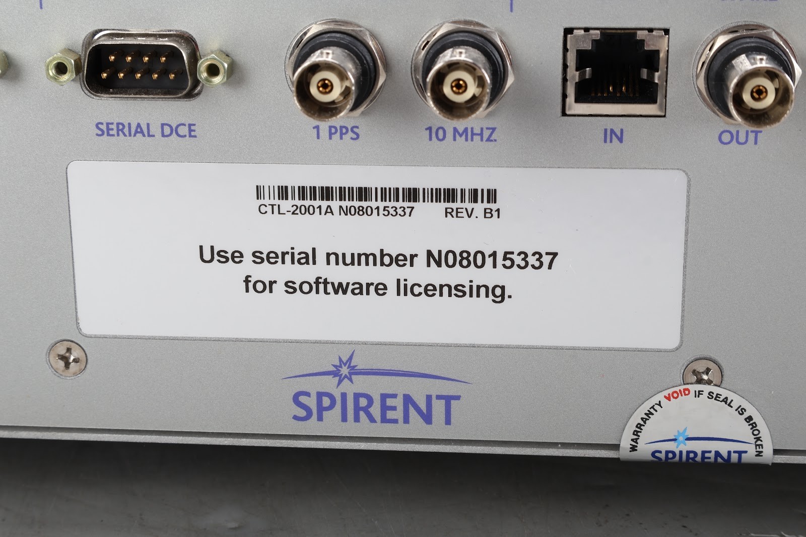 Spirent SPT-2000A Test Center Chassis With CV-10G-S2 Module – AS IS