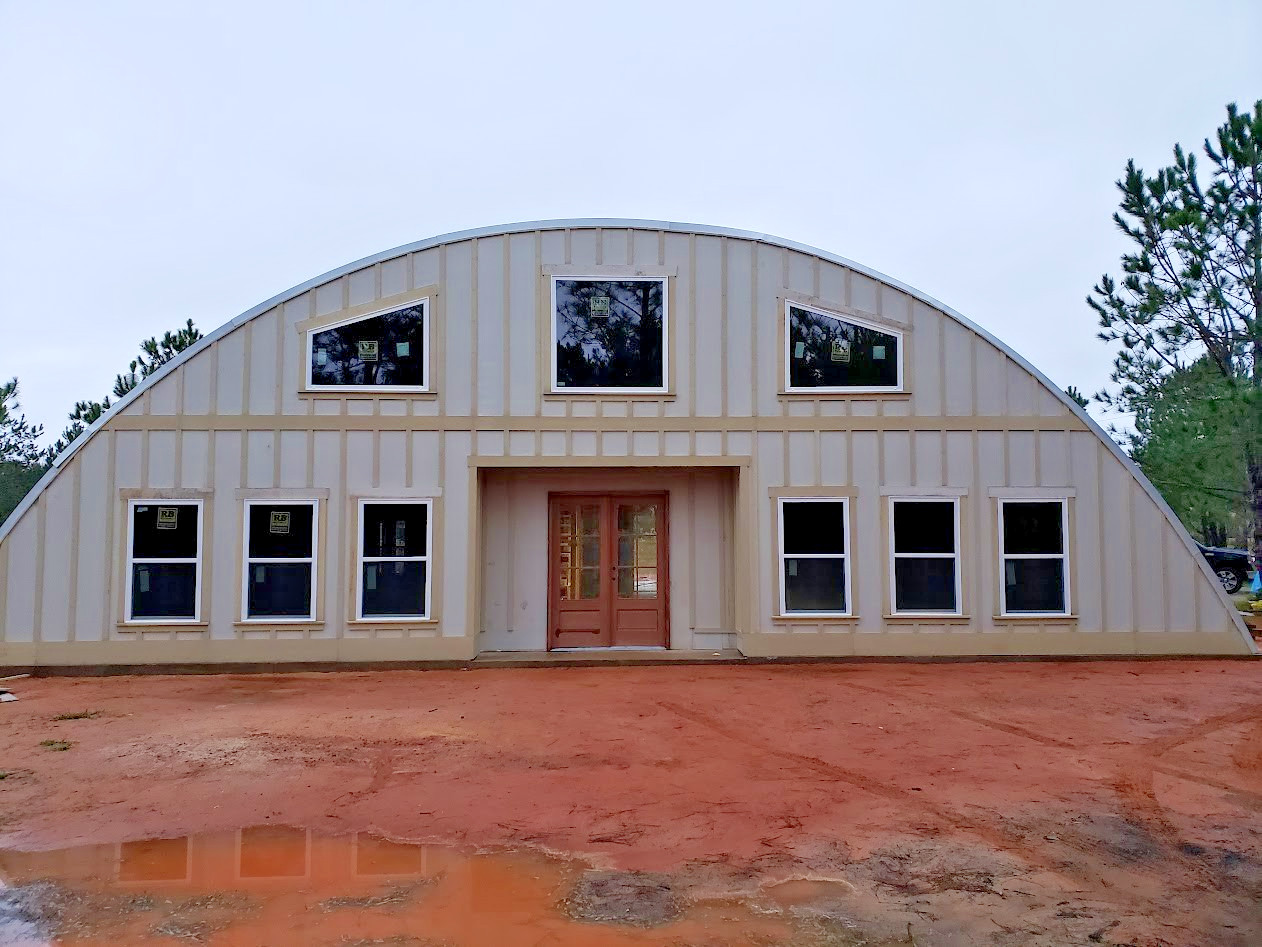 50x35x19 DuroSPAN Steel Building DIY Quonset Home Cabin Kit Open Ends