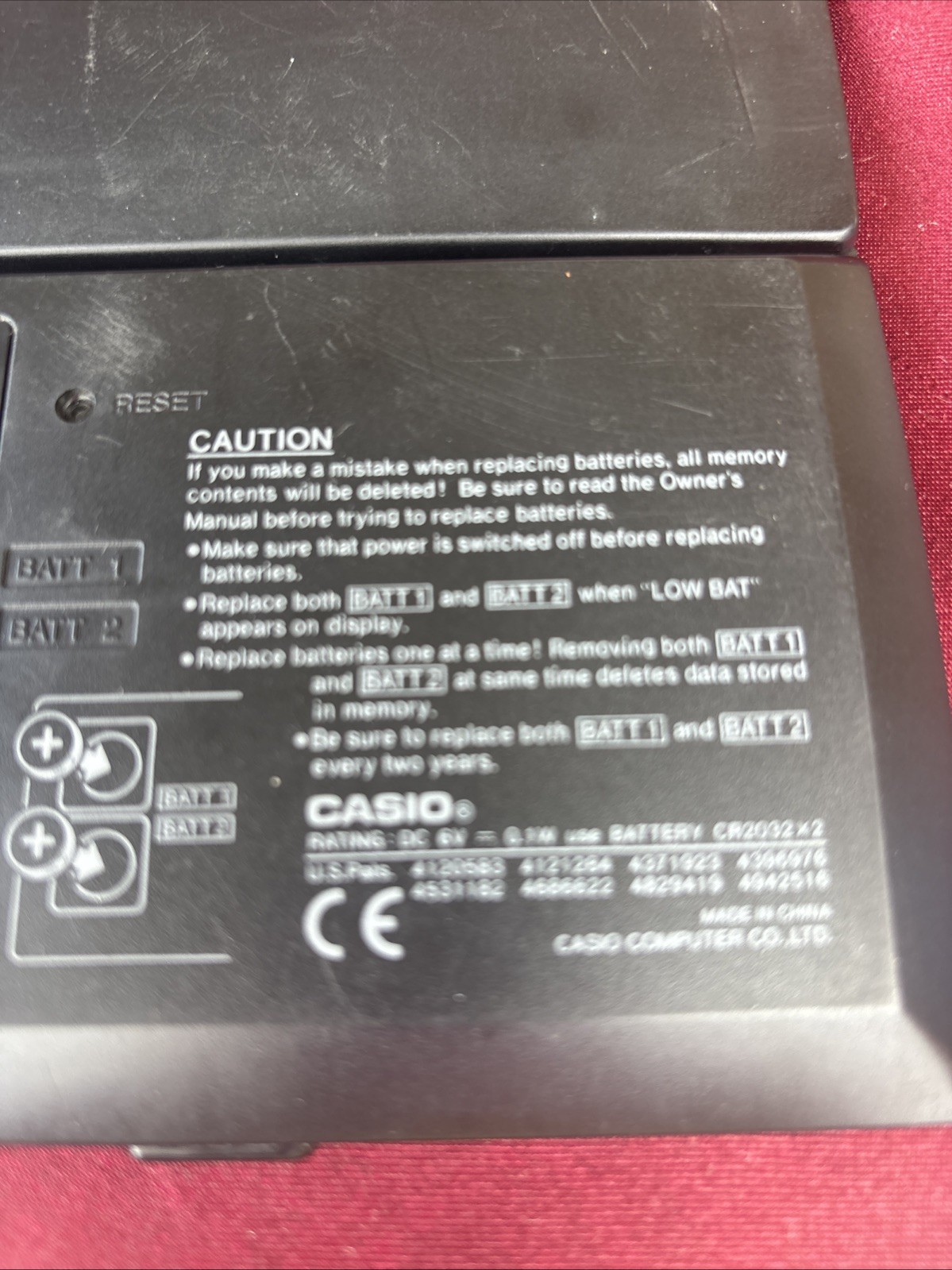 Casio Databank DC7800 W 32KB BACKLIGHT DISPLAY
