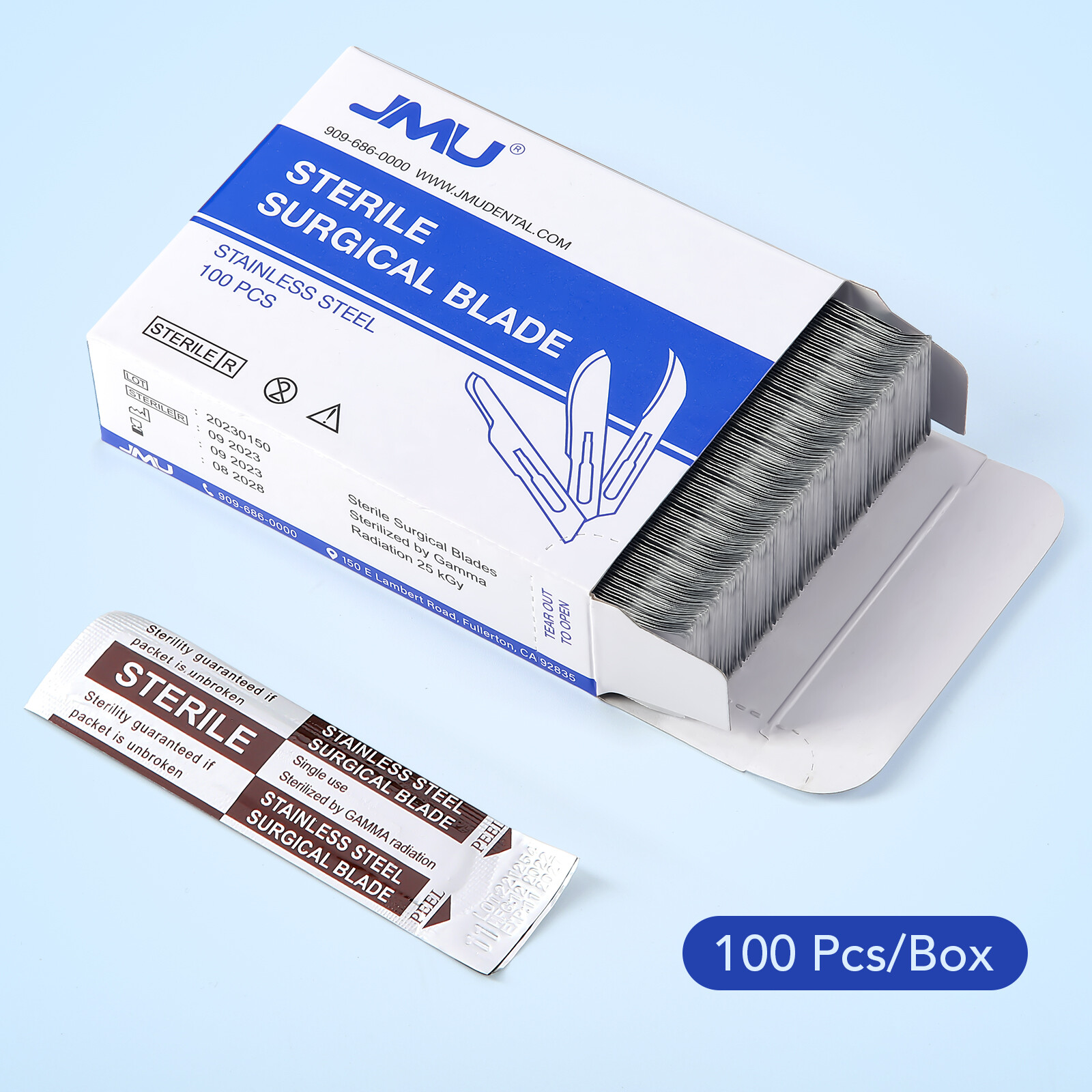Scalpel Blades #10 11 12 15 15C Stainless Steel Sterile Surgical #3 Scalpel Hand