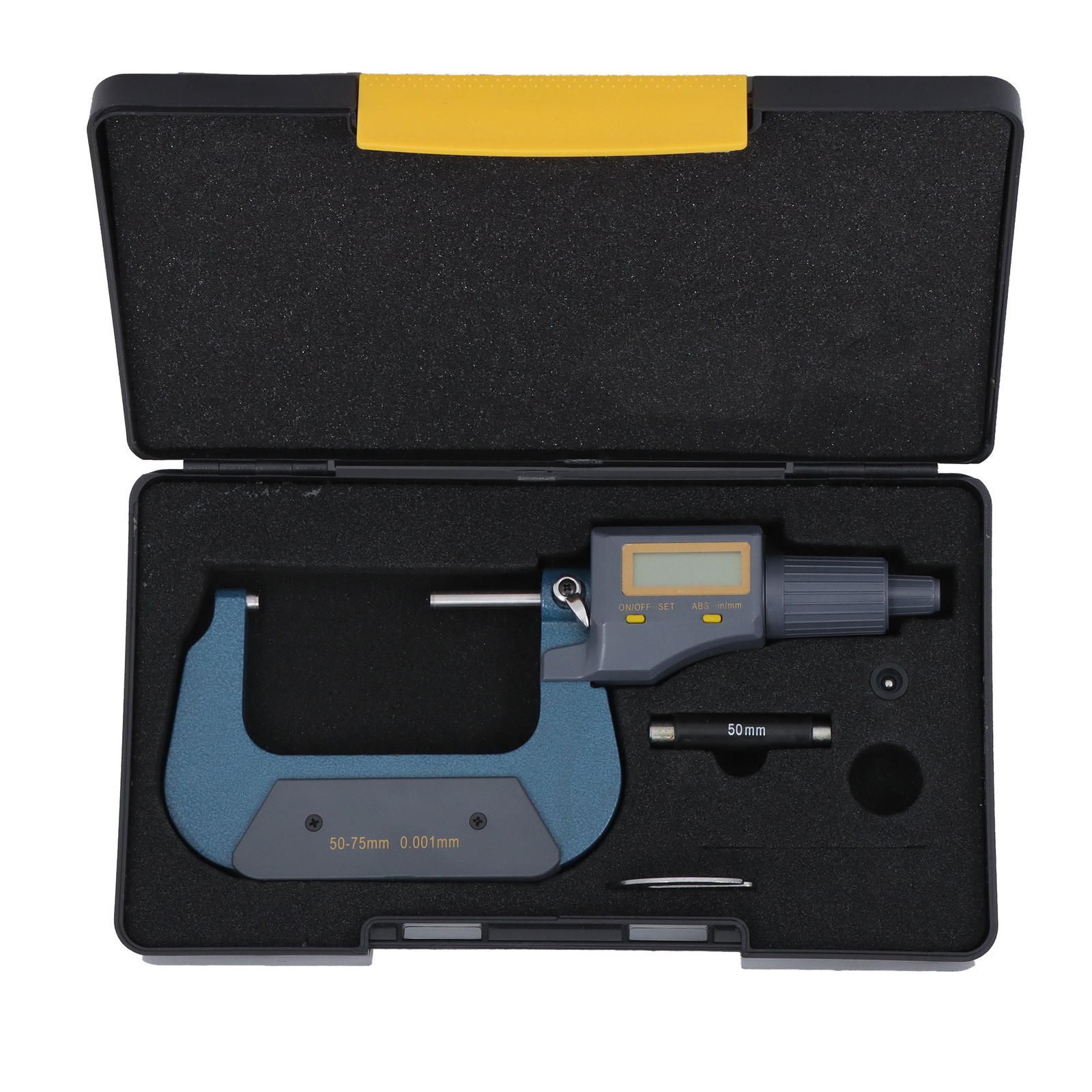 2-3inches 0.00005inches Digital Electronic Outside Micrometer Carbide Tip50-75mm
