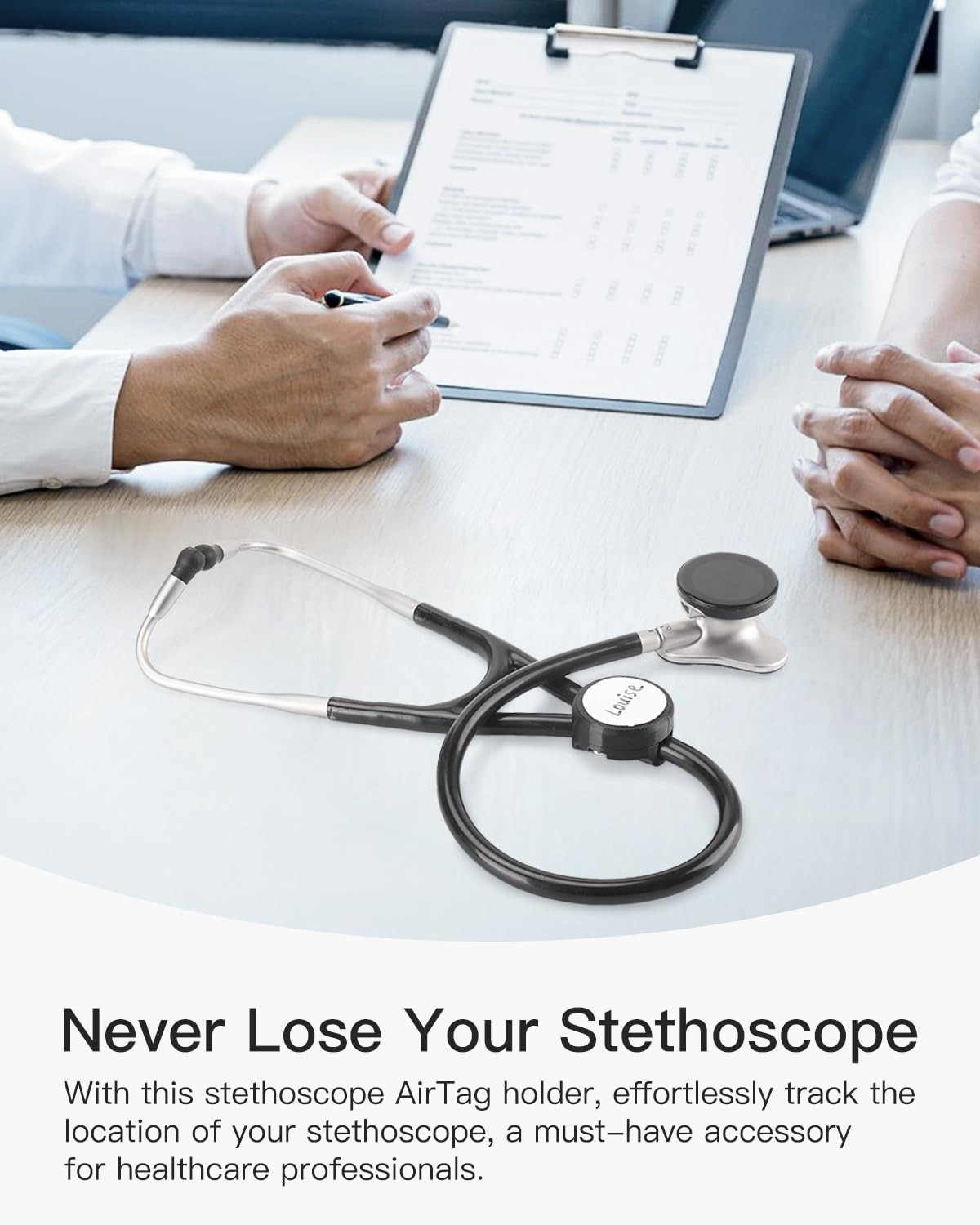 Stethoscope Tracker Holder for EKO CORE & Littmann – Airtag Compatible Case