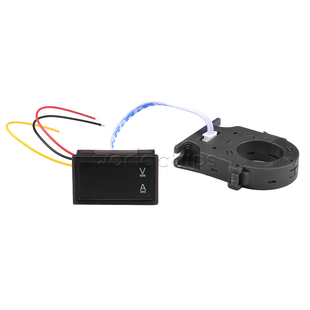 Hall Ammeter Voltmeter DC0-300V 0-400A Isolated Digital Current Voltage Meter