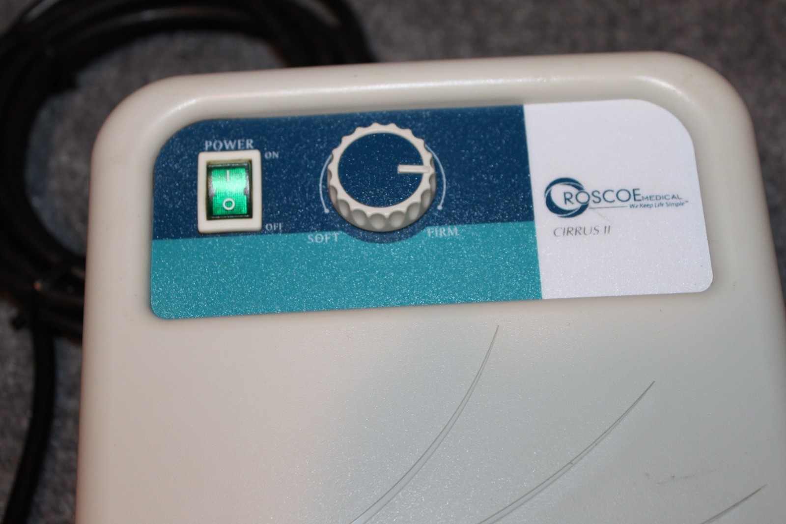 Roscoe Medical Cirrus II Bed Mattress Air Pump Metro II Corded WORKS