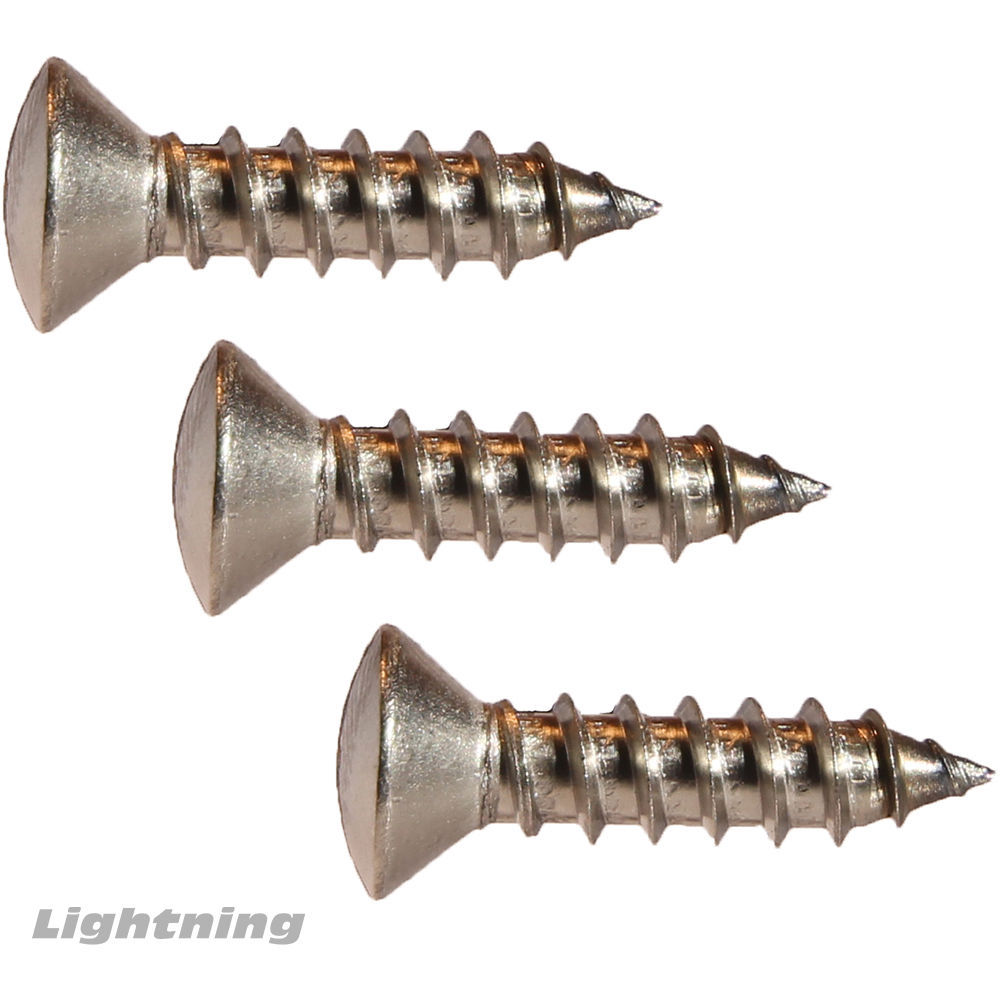 Slotted Oval Head Sheet Metal Screw Stainless Steel #6 x 1″ Qty 250