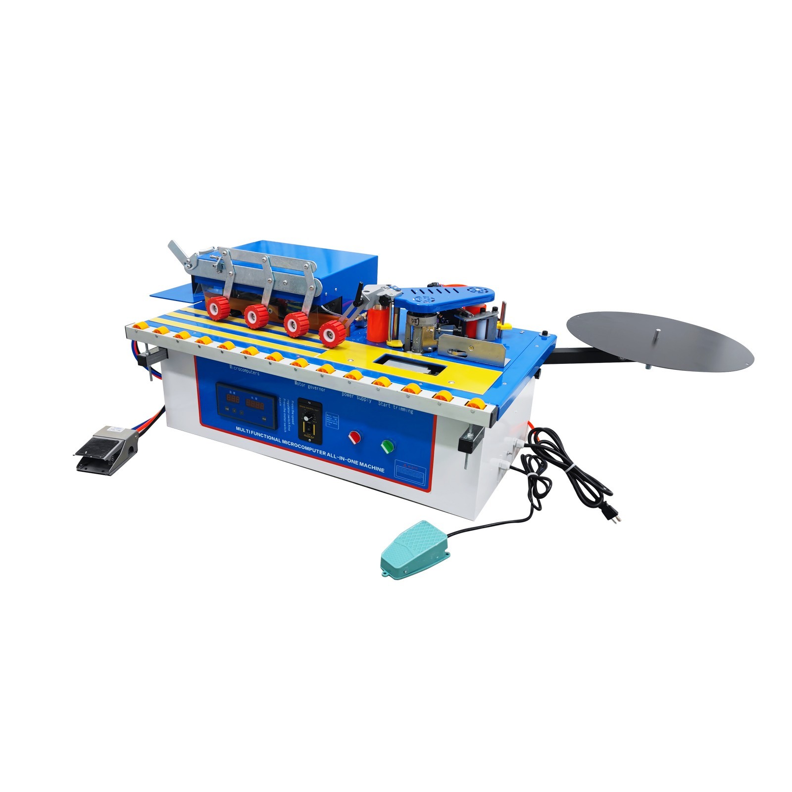Integrated Edge Trimming Banding Machine for Straight And Curved Edges 0-6m/min
