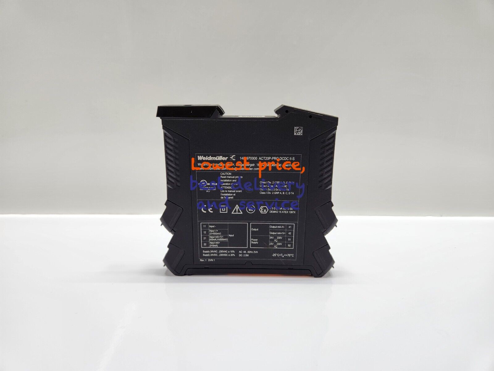1PCS NEW Weidmuller ACT20P-PRO DCDC II-S 1481970000 Isolator