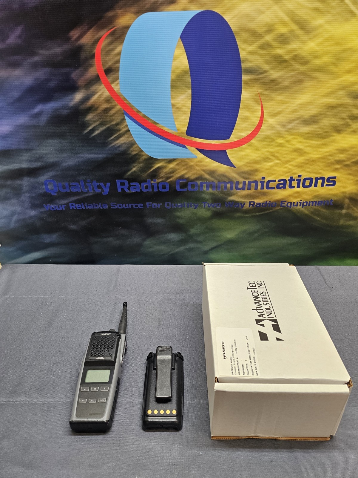 Harris XG-75 EVXG-PB78B Phase II 2 TDMA P25 Trunking 800 MHz Two Way Radio