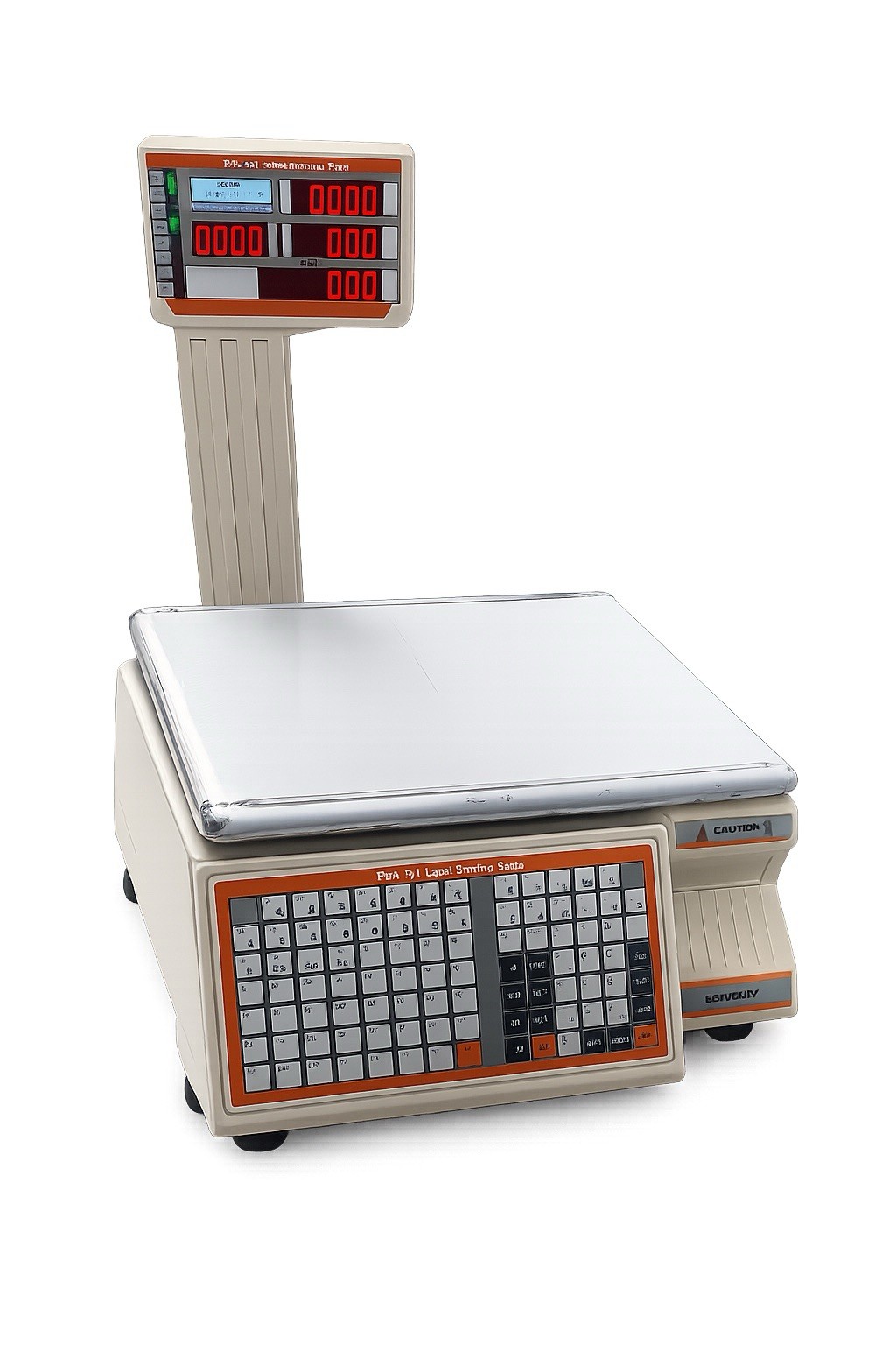 Label Printing Scale 66 Lbs Capacity Price Computing Pole Display