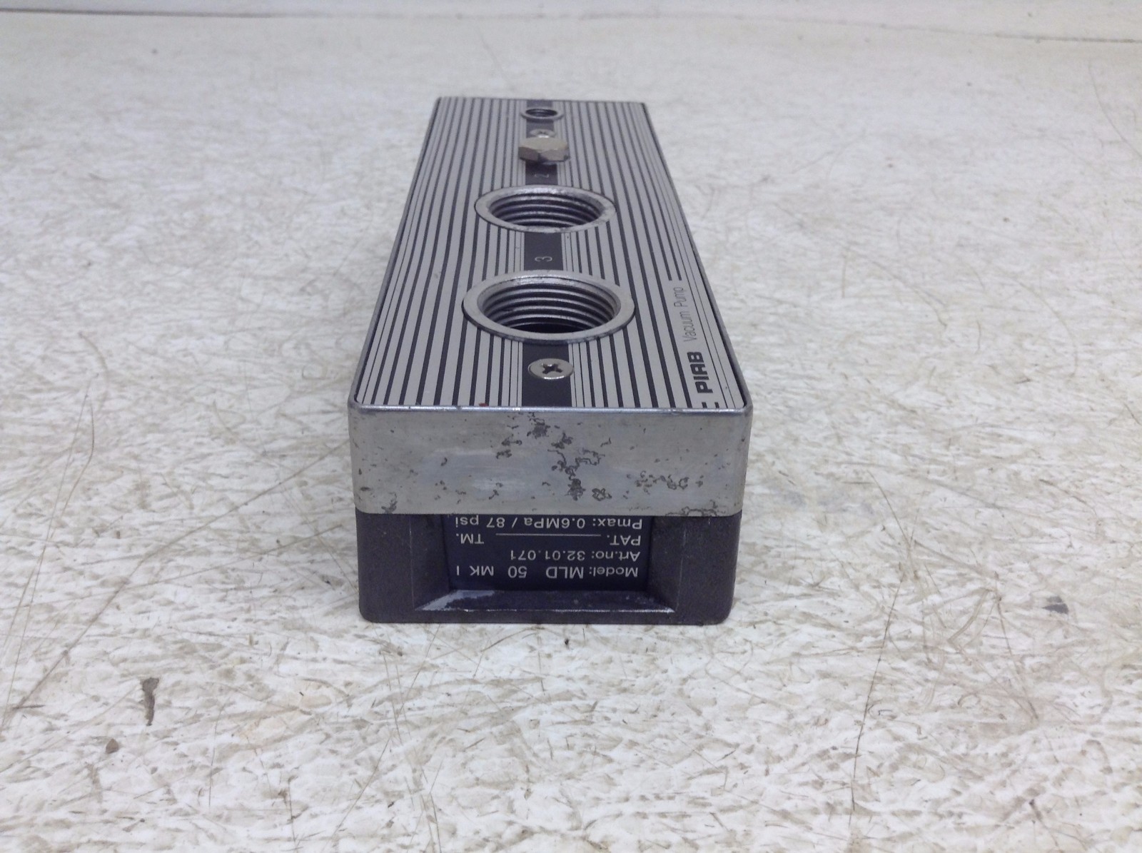 Piab MLD 50 MK 1 32.01.071 Vacuum Pump Assembly MLD50MK1