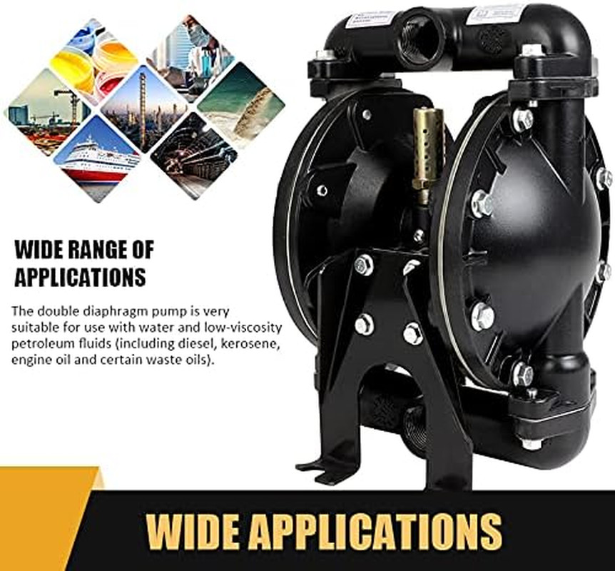 Air Operated Double Diaphragm Pump 1 in Outlet 35 GPM Pneumatic Transfer | Trans