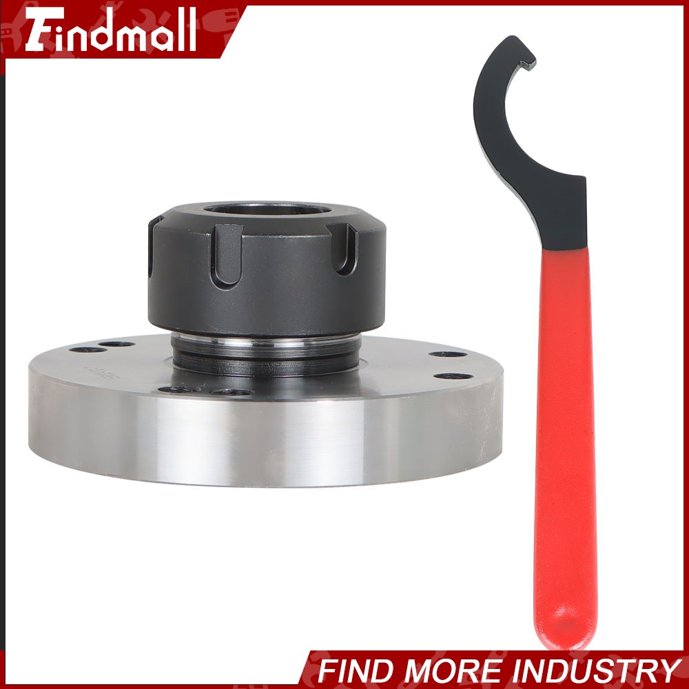 Findmall ER-32 Collet Chuck 100mm Diameter Compact Lathe For Milling Tool