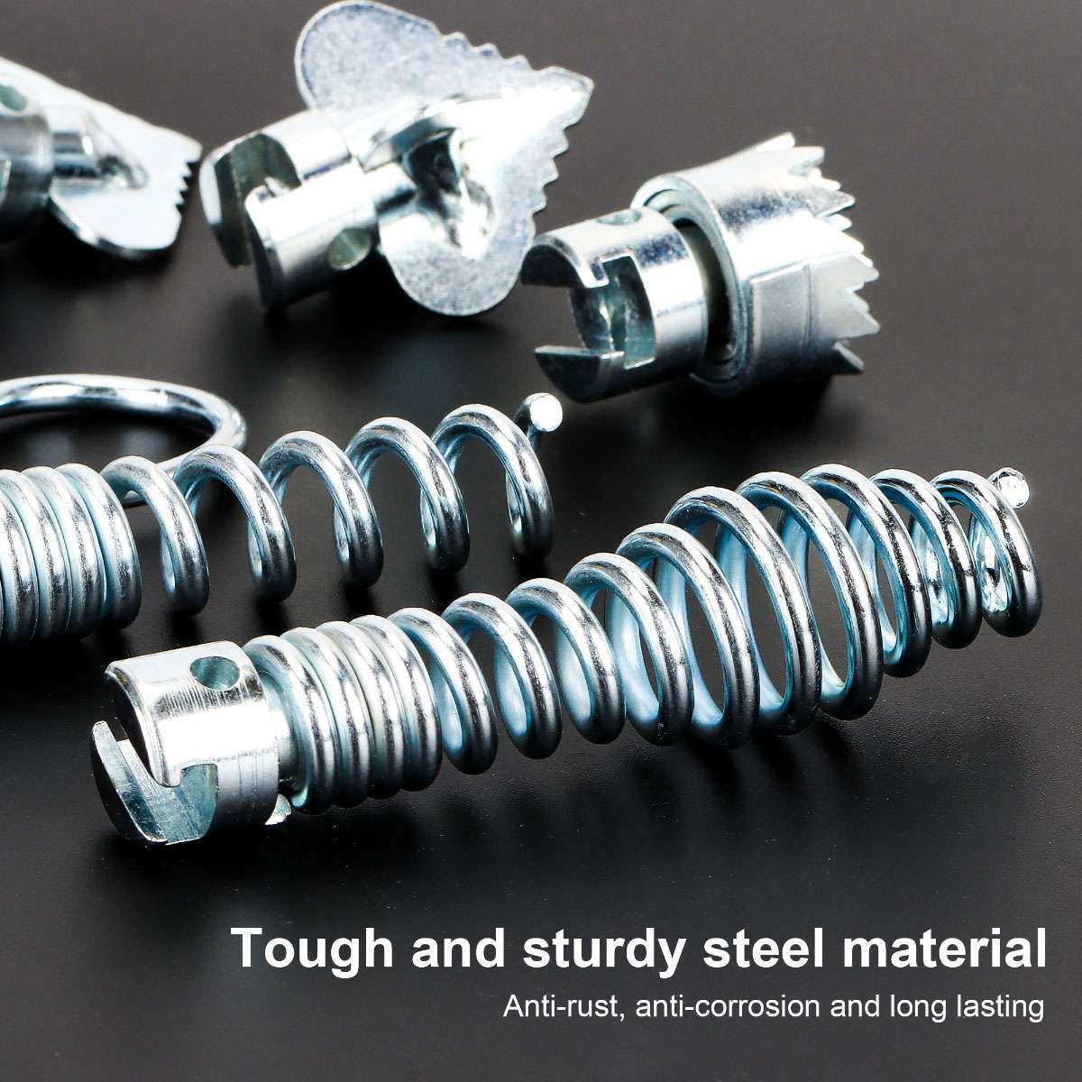 7x Manganese Steel Drain Cleaner Combination Cutter Head For Dredging Machine US