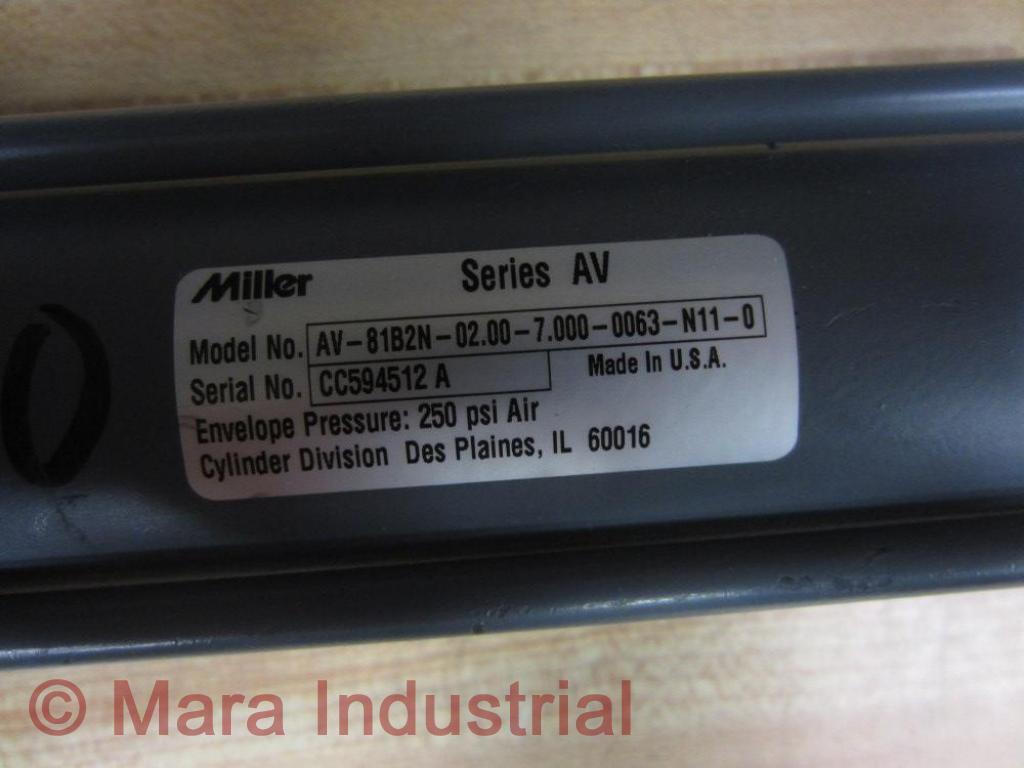 Miller AV-81B2N-0.200-7.000-0063-N11-0 Cylinder