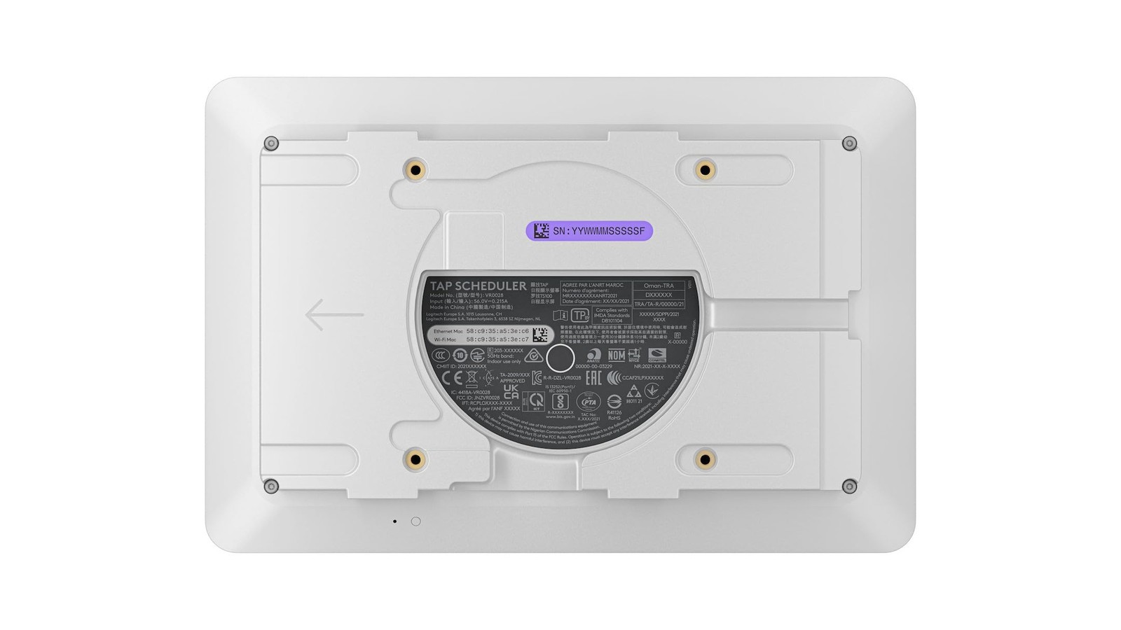 Tap Scheduler-OFF-WHITE-USB-TOUCH SCREEN 952-000094