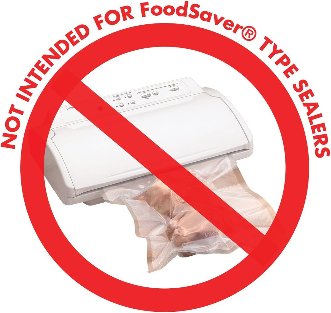 1000 BPA-Free Vacuum Pouches 10″x15″, 3 Mil, with Tear Notch