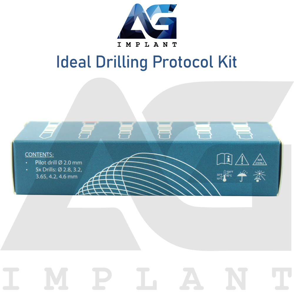 Ideal Drilling Protocol Kit Stainless Steel Drills Carbon DLC