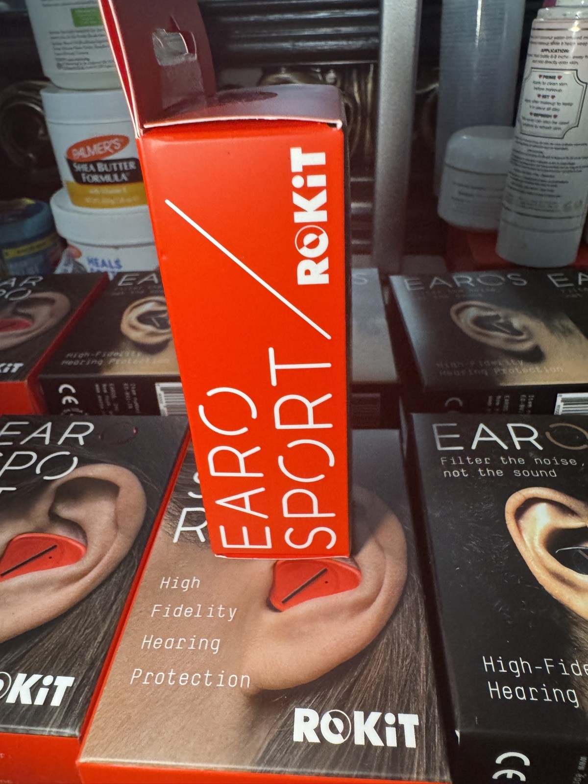 EARO Sport Earplugs, Red or Black, 20 dB Noise Reduction, Sleek & Secure Fit