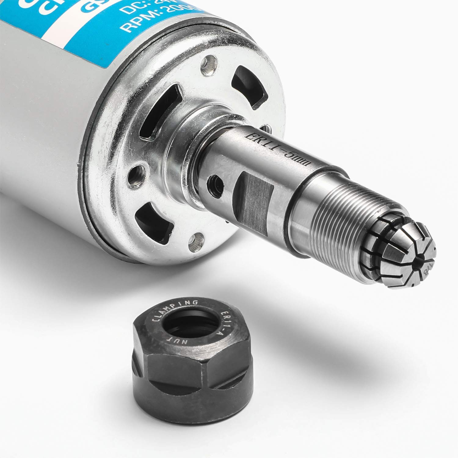 Genmitsu 775M 20000RPM Spindle Motor, ER11 Collet Upgrade for 3018 CNC Router