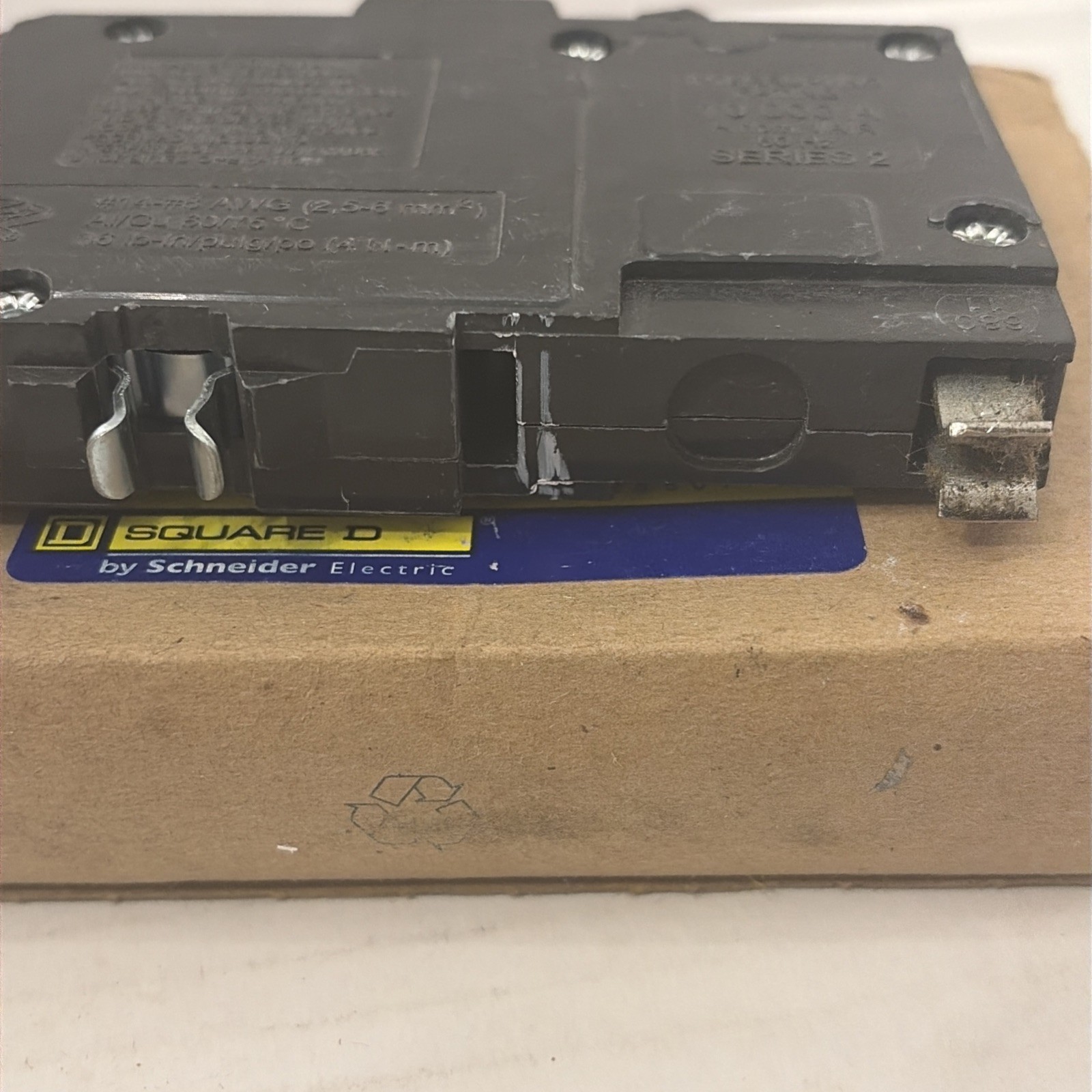 Square D QO120GFI Single Pole 20A 120V Ground Fault Circuit Breaker