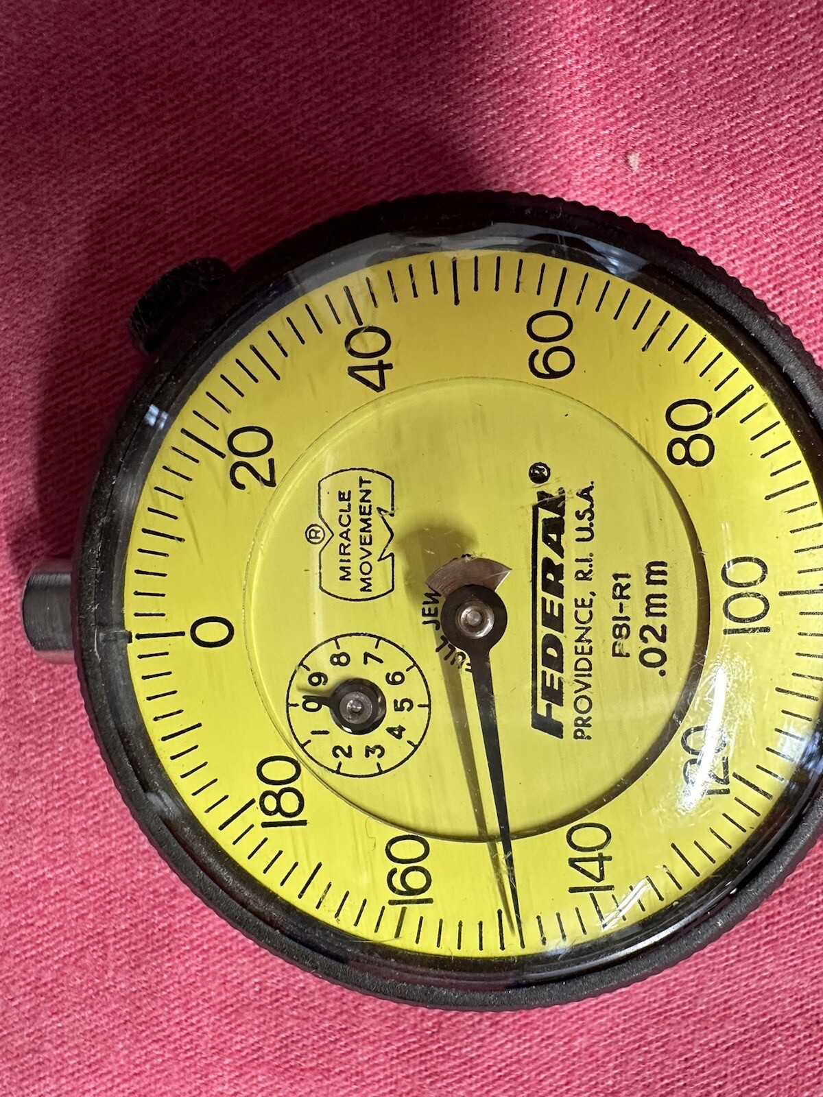 *NOS* FEDERAL USA P81-R1 mm DIAL INDICATOR GAUGE GAGE .02mm **EXCELLENT**