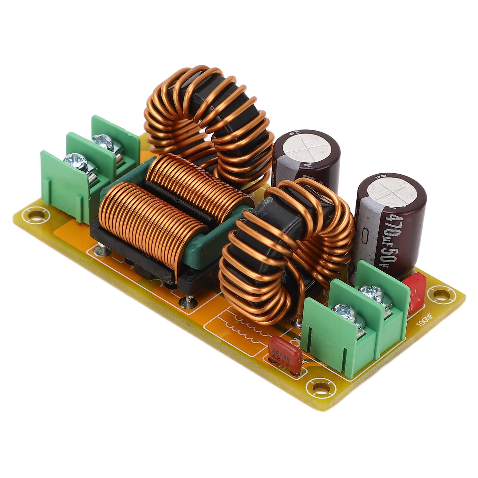 EMI Filter 20A DC Power Supply Filter Board LC Noise Suppressor Passive Fit