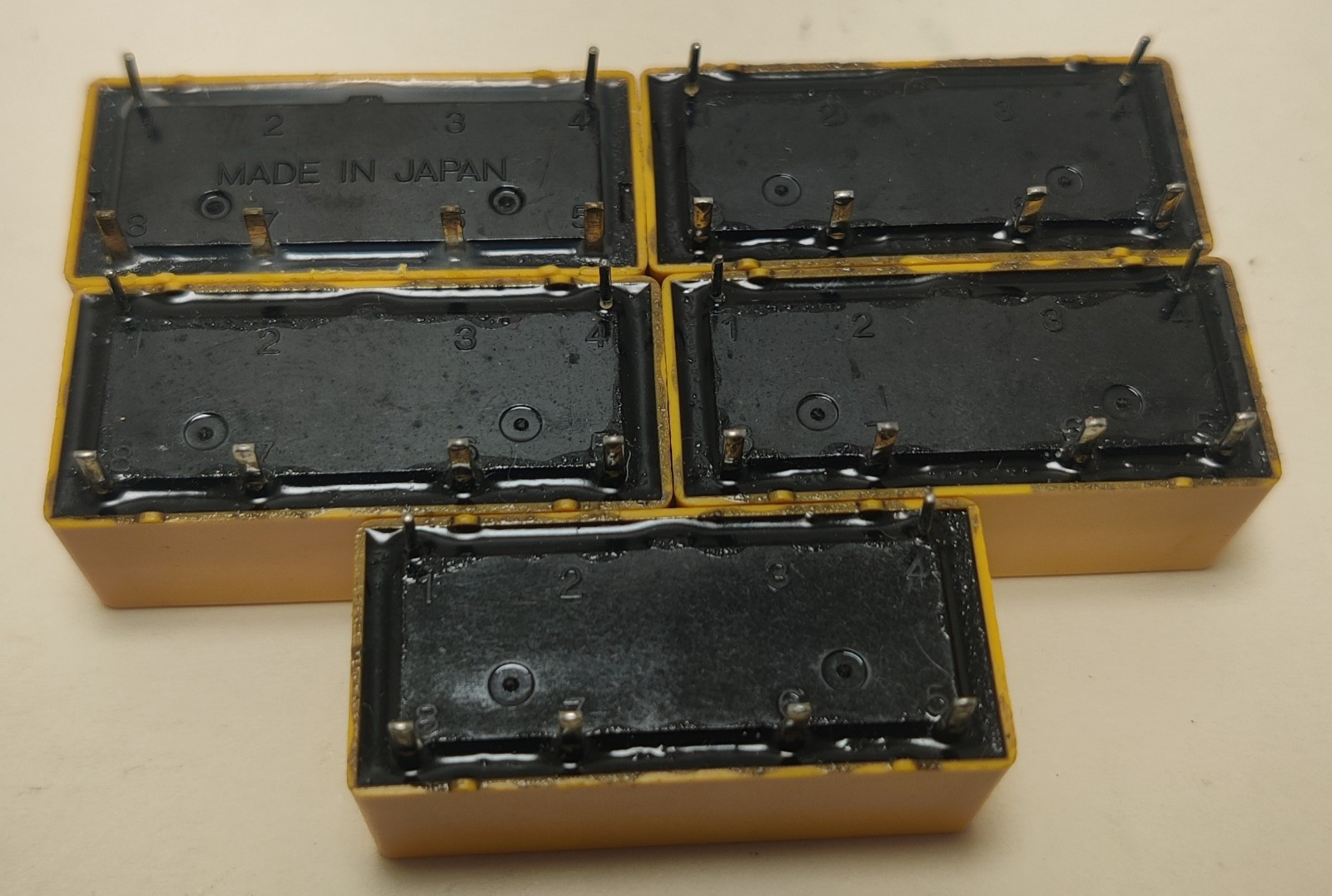 Aromat Matsushita Relay, ST1E-DC12V, NOS, Panasonic, 8A 250VAC, 5A 30VDC, LOT