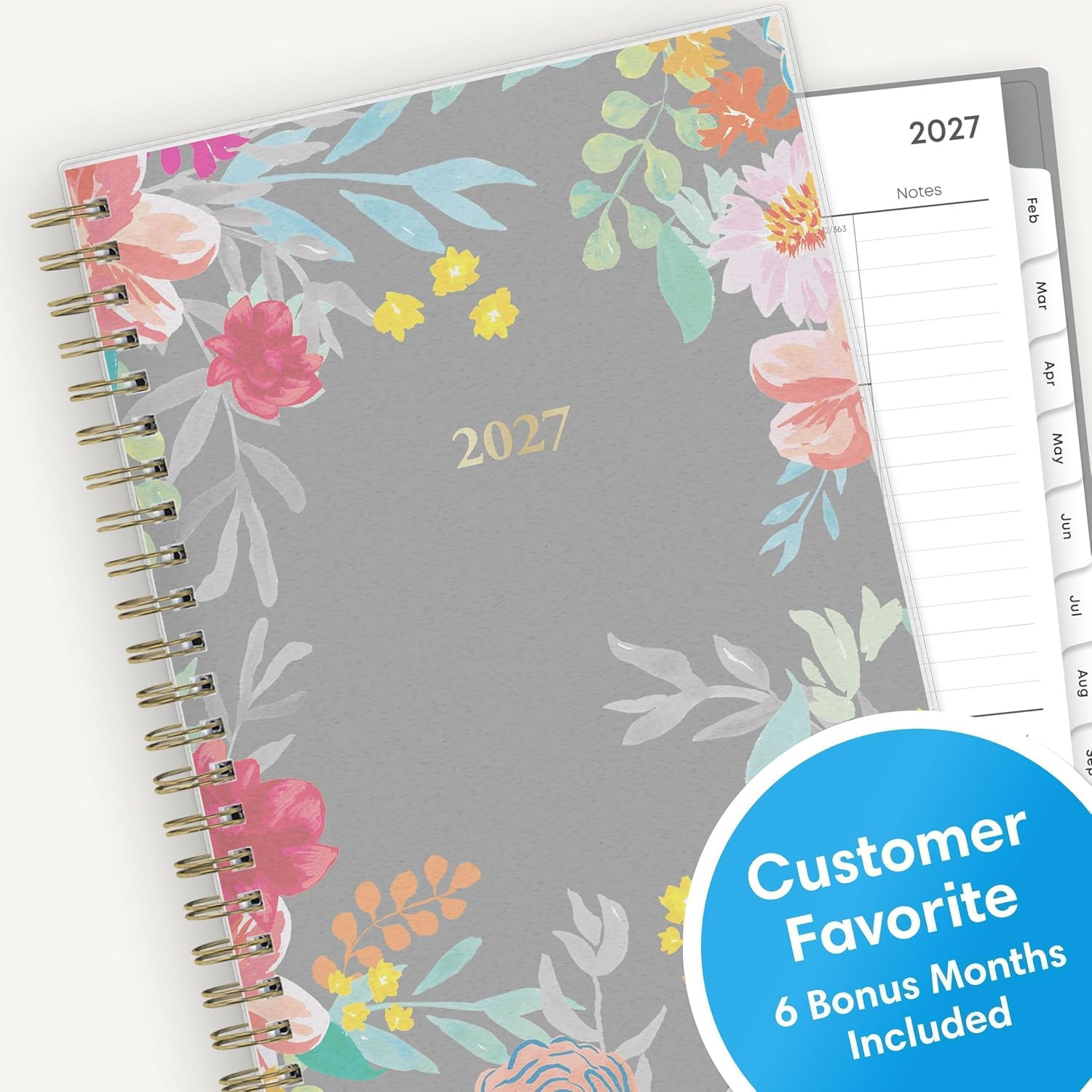 2027 Weekly and Monthly Planner Calendar, January 2027 – December 2027, 5″ X 8″,
