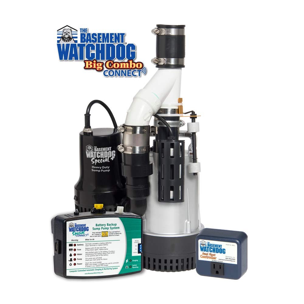 American Fluorescent Bw4000 1730 Gallons Per Hour Basement Watchdog Combination