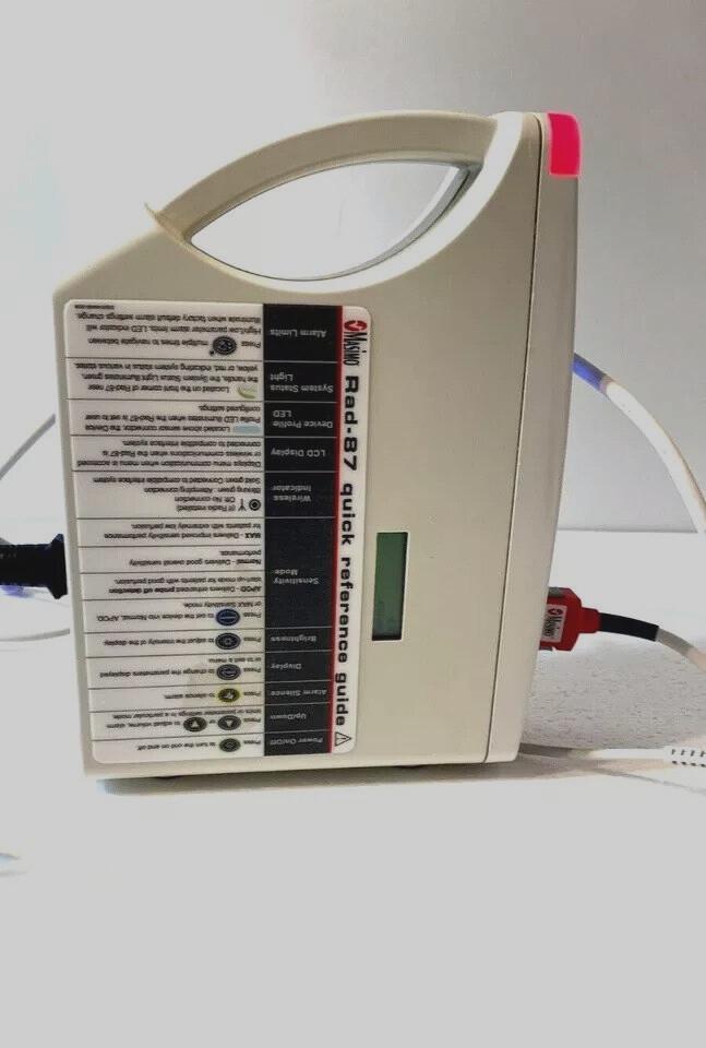 Masimo Set Rainbow RAD 87 Radical 87 Pulse Oximeter works good condition